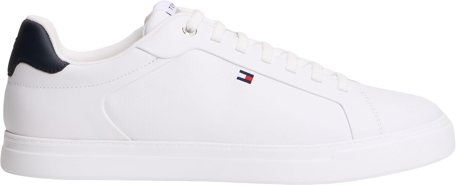 Detalle de Tommy Hilfiger Icon Court Low Top Leather Trainers