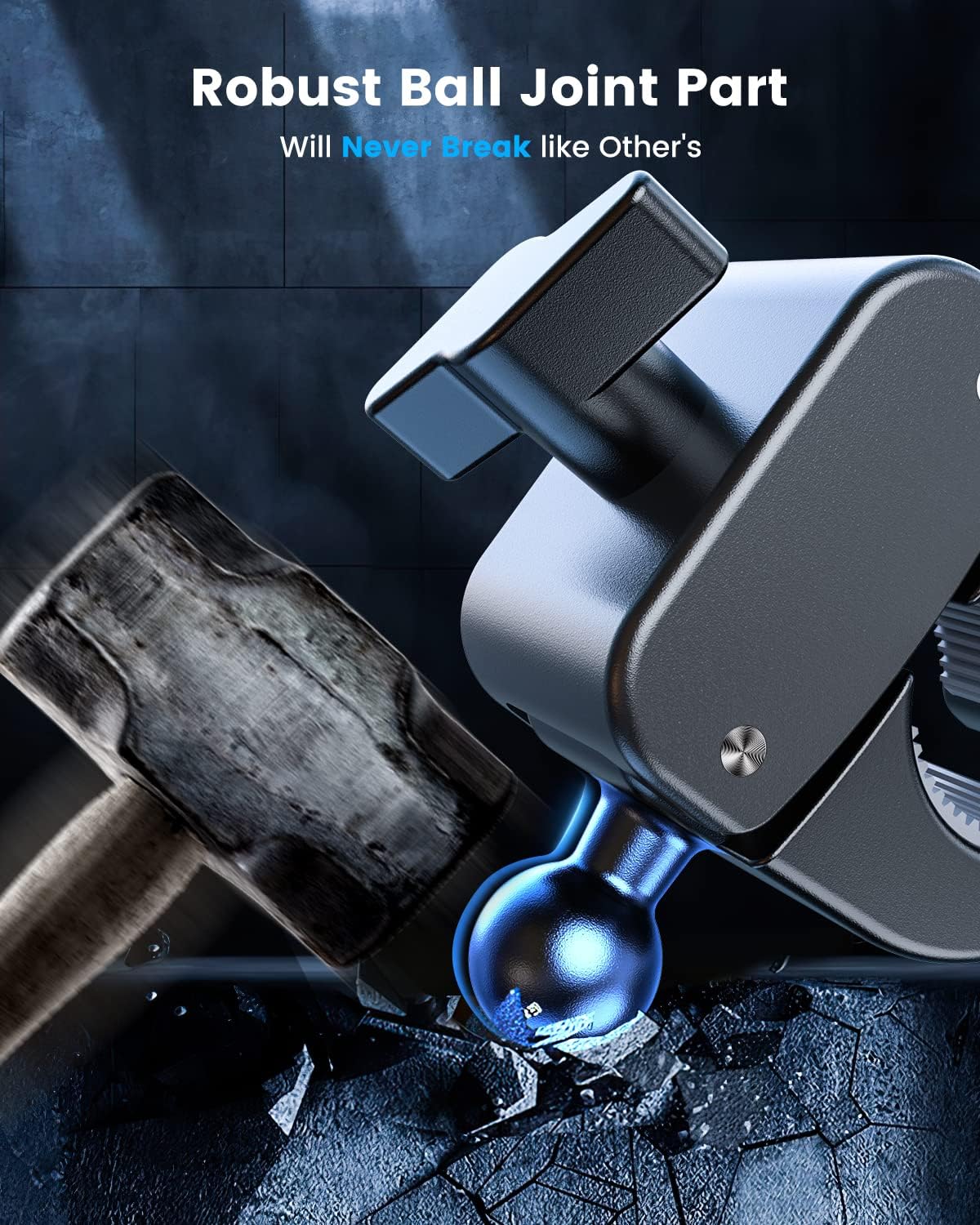 Thumbnail 3 de JOYROOM Motorcycle Phone Mount 100mph anti-shake