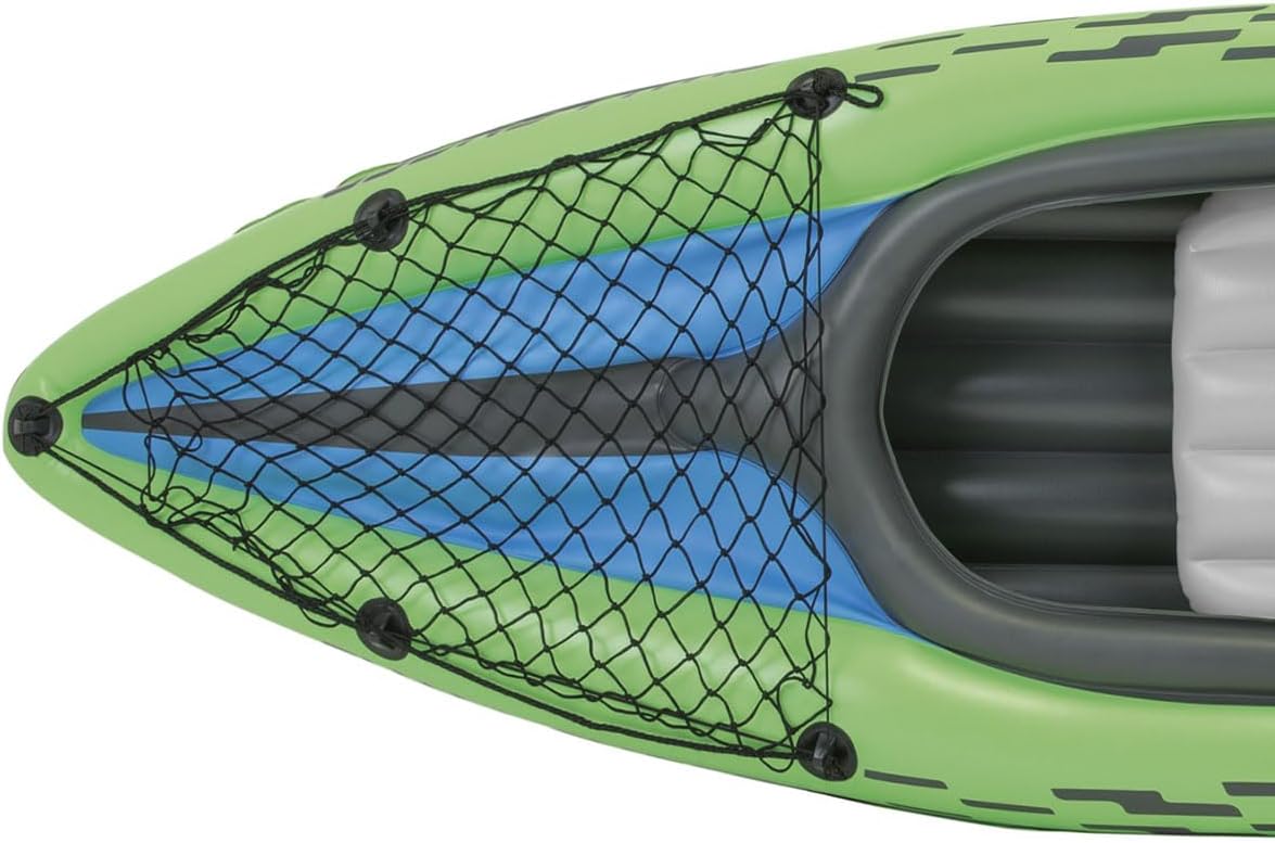 Thumbnail 3 de Intex Challenger K1 Kayak: One-Person Inflatable Canoe with Aluminium Oars and Hand Pump