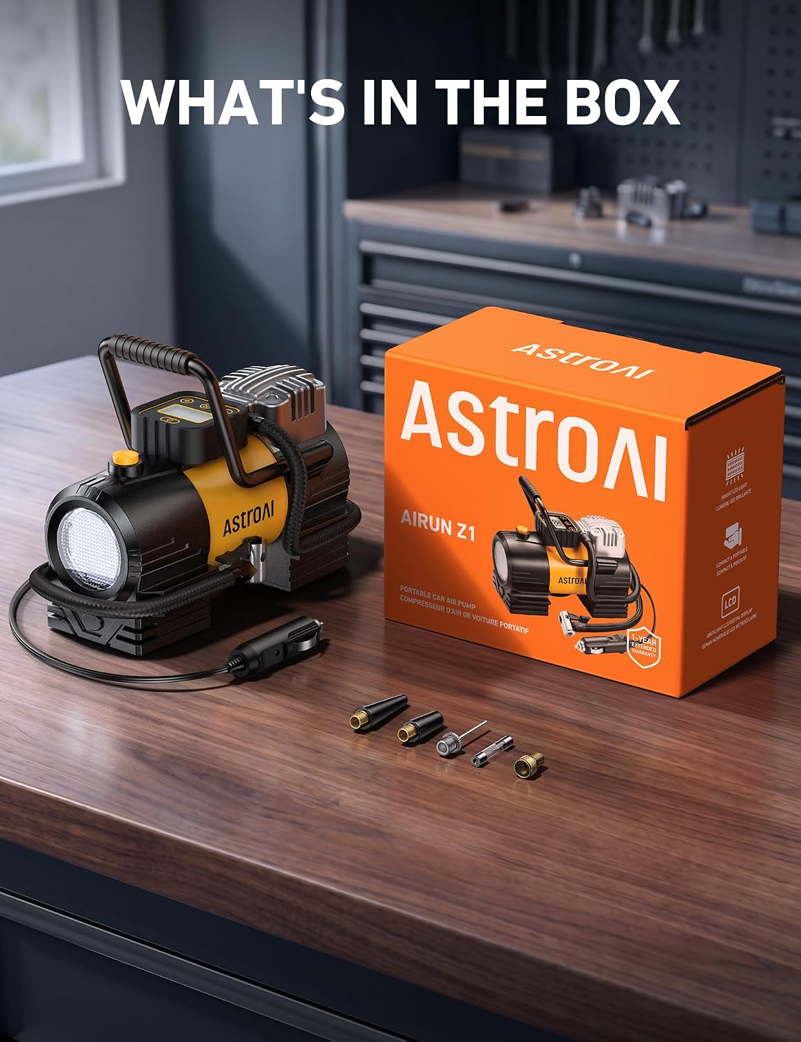 Detalle 2 de AstroAI Tire Inflator 150 PSI