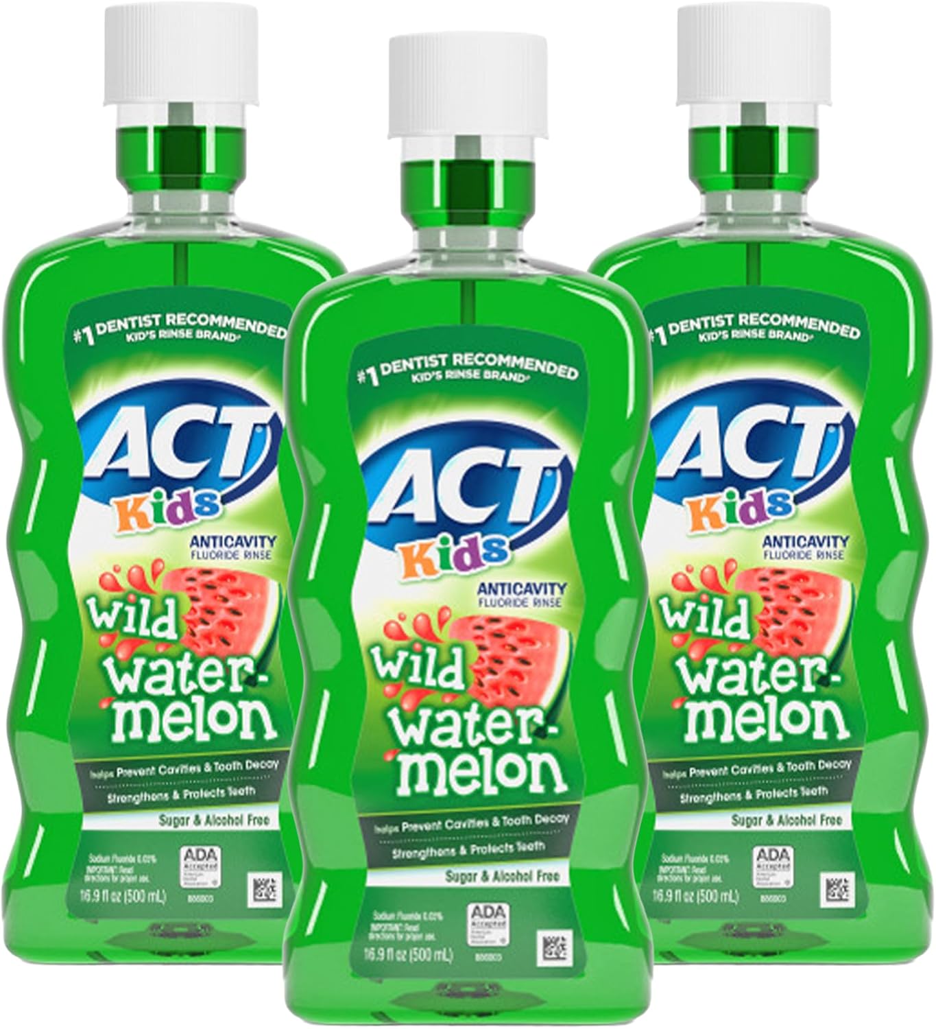 Detalle 1 de ACT Kids Fluoride Mouthwash, 16.9 fl oz