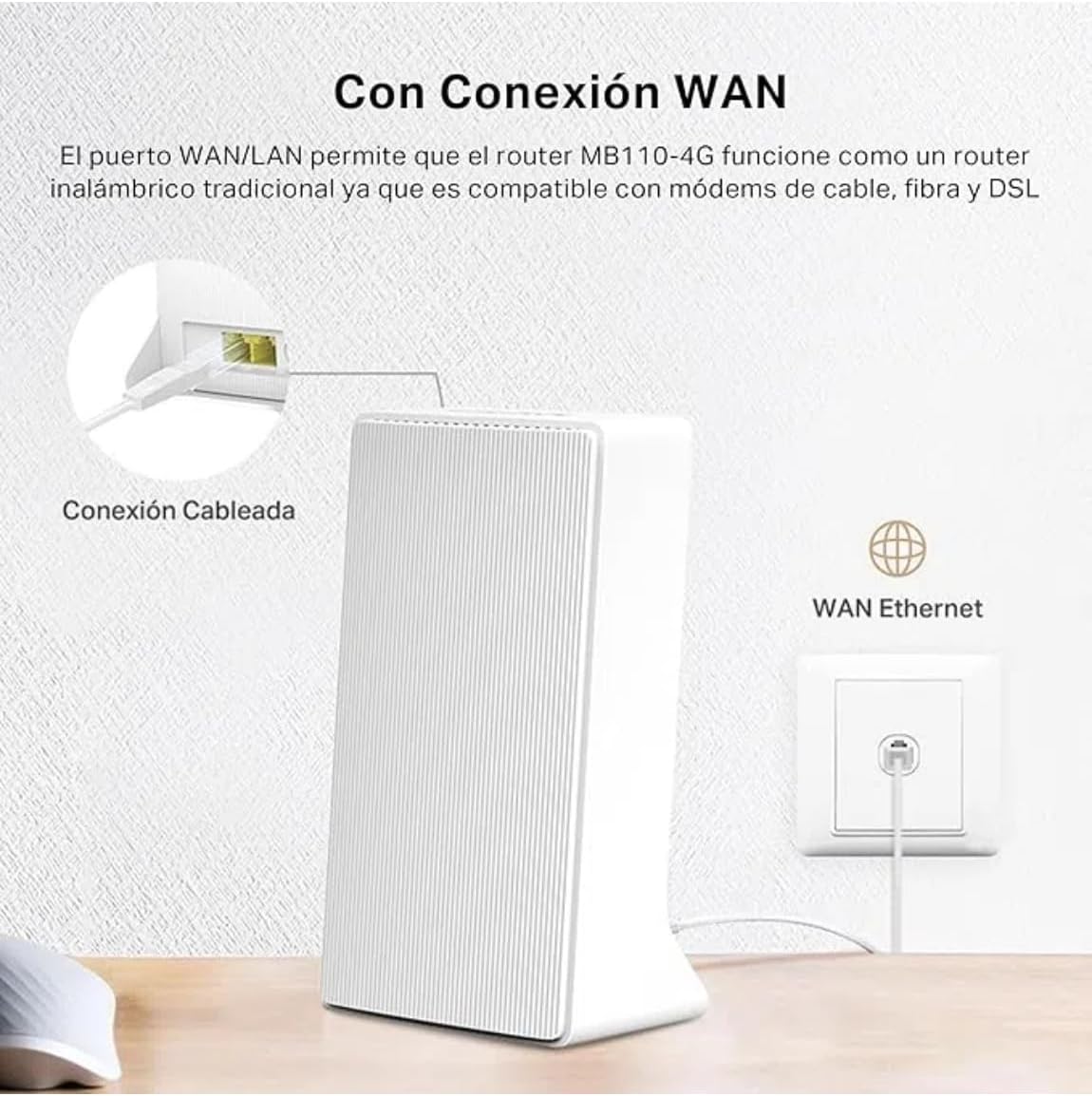 Thumbnail 1 de Mercusys MB110-4G Router 4G LTE CAT4, 300 Mbps