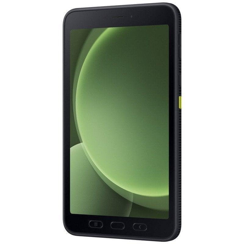 Detalle de Samsung Galaxy Tab Active5 8" 5G, 6GB/128GB, Verde – Resistencia MIL-STD-810H e IP68 con Stylus incluido