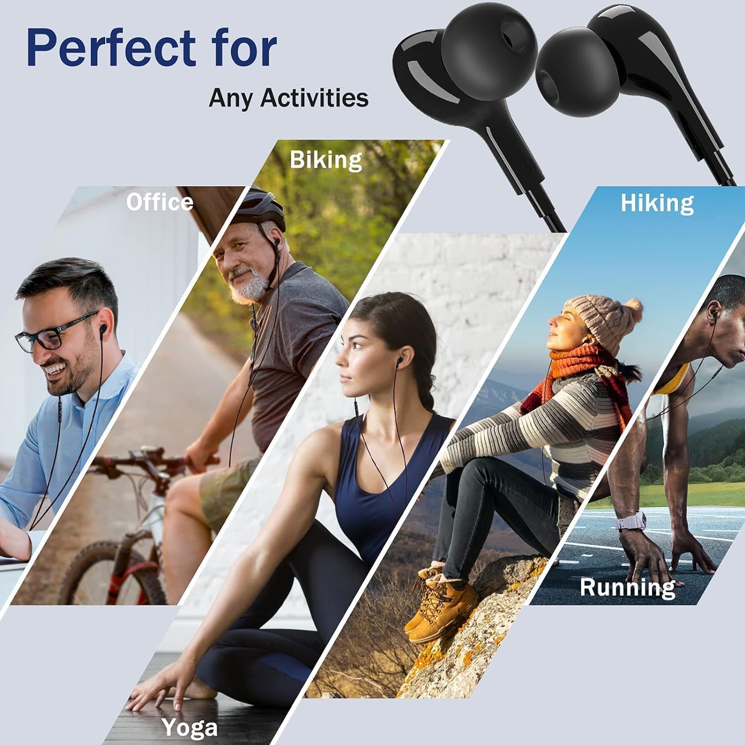 Thumbnail 6 de AILZPXX 964 USB-C Wired Earbuds with Mic, Magnetic Design and Controls