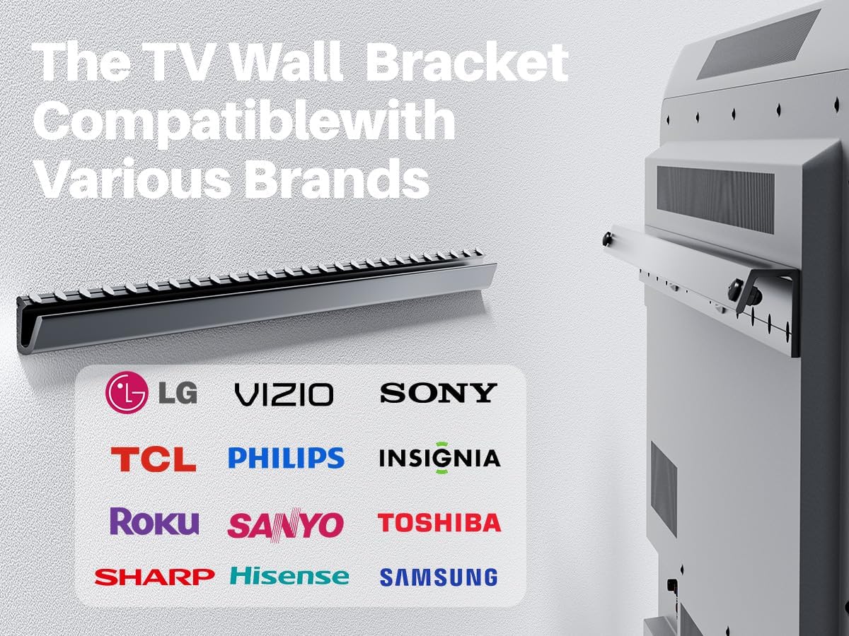 Thumbnail 5 de Aetubree Studless Drywall TV Mount (No Drill) for 32–75 inch TVs, VESA up to 600x400mm
