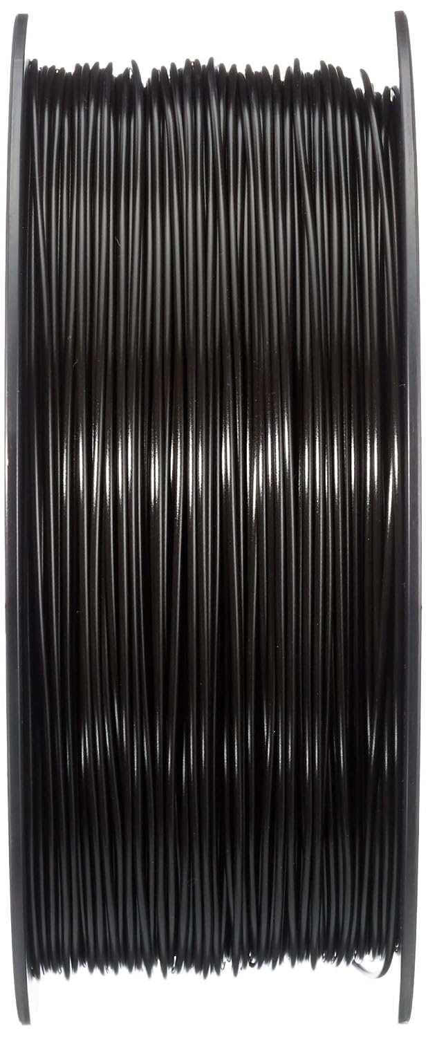 Detalle 2 de Amazon Basics Filamento 3D PLA 1.75 mm, Cinta 1 kg, Negro 🚀