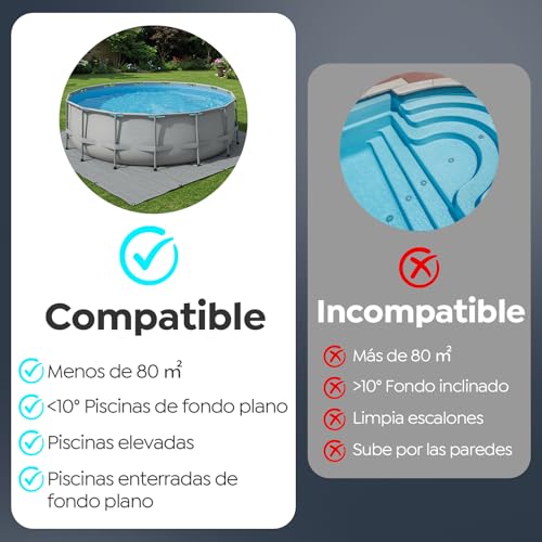 Thumbnail 7 de BRINBO Robot para Piscina: 130 minutos de limpieza potente y carga rápida en 2,5 h