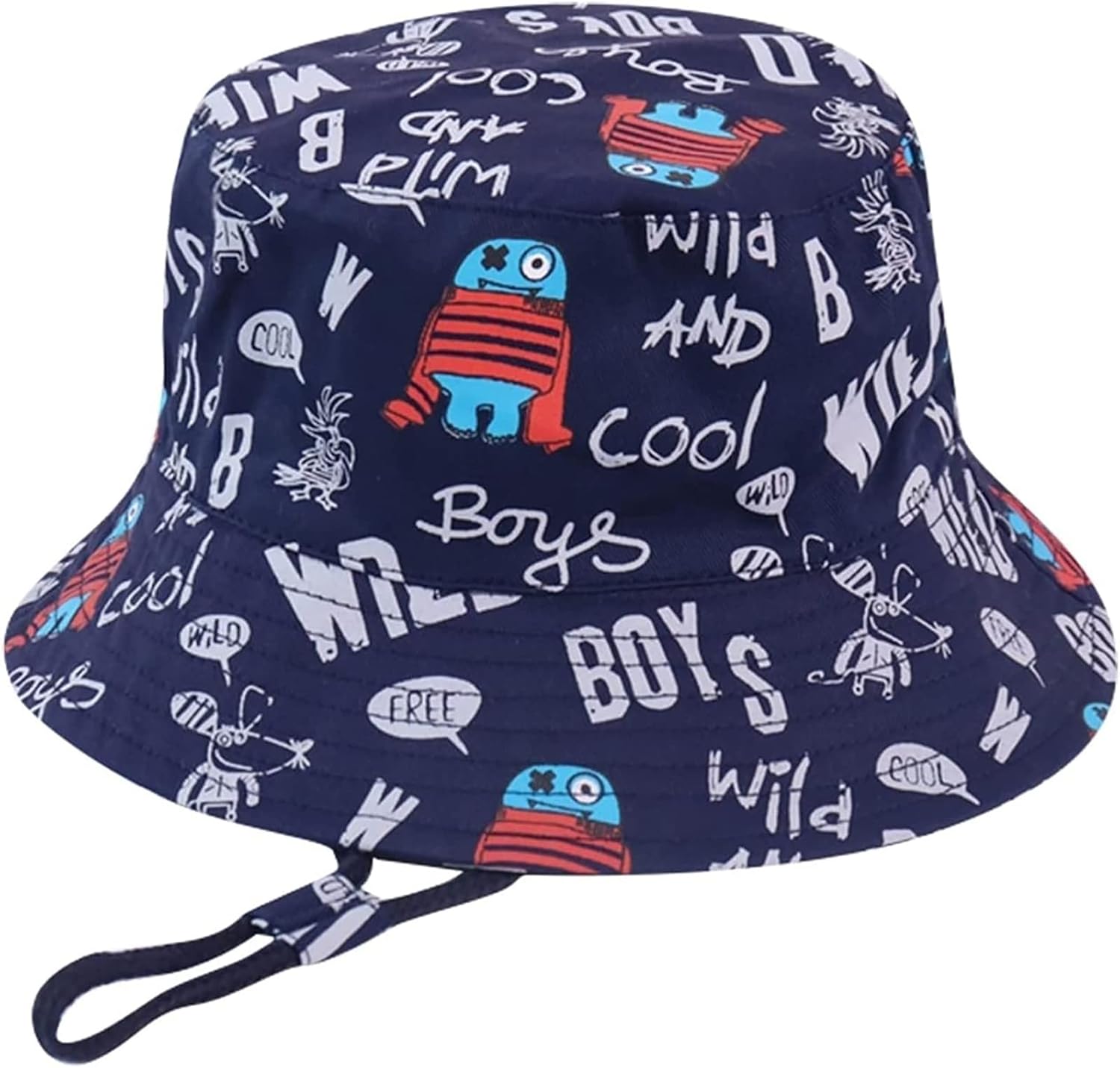 Malaxlx Baby/Toddler/Kids Bucket Sun Hat with Cute Print – UPF50+ Summer Protection