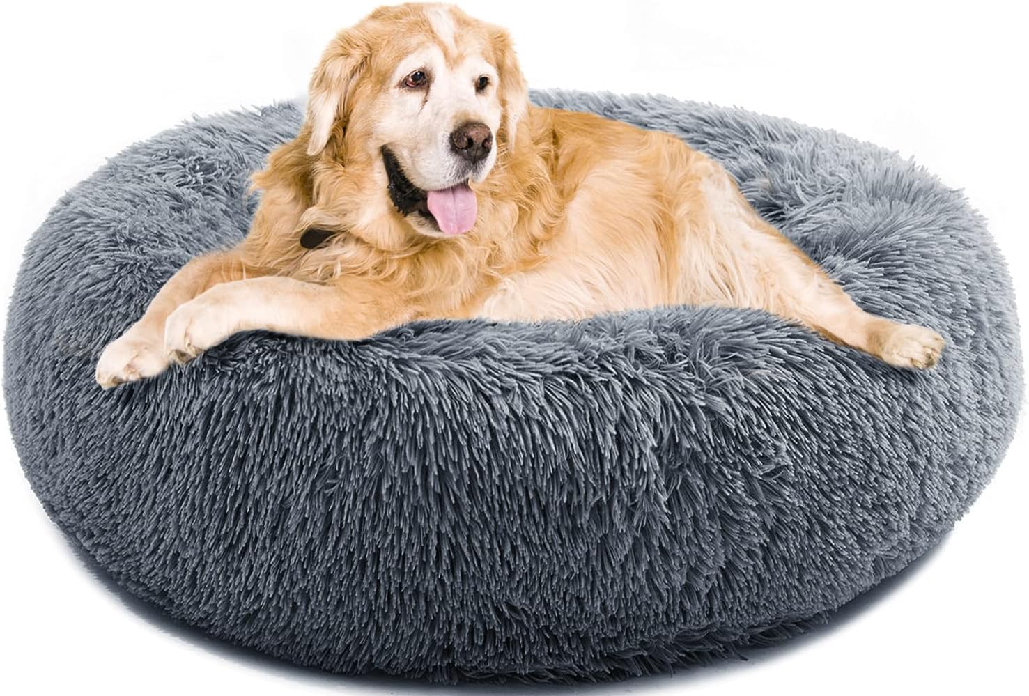 Detalle de YOJOGEE Calming Donut Dog Bed XXL, washable