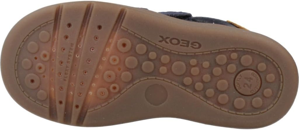 Detalle de Geox Baby Jungen B Biglia First Walker Schuh – atmungsaktiver Lauflernschuh für kleine Füße