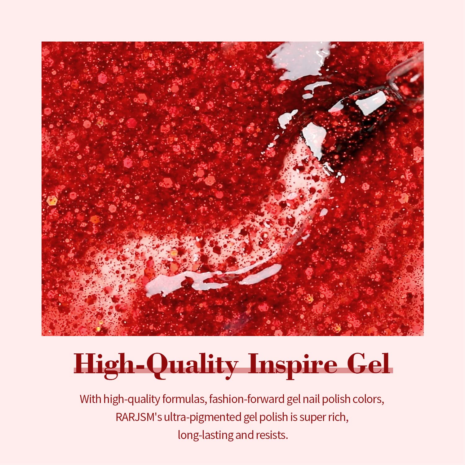 Detalle de RARJSM Glitter Gel Nail Polish 15ml