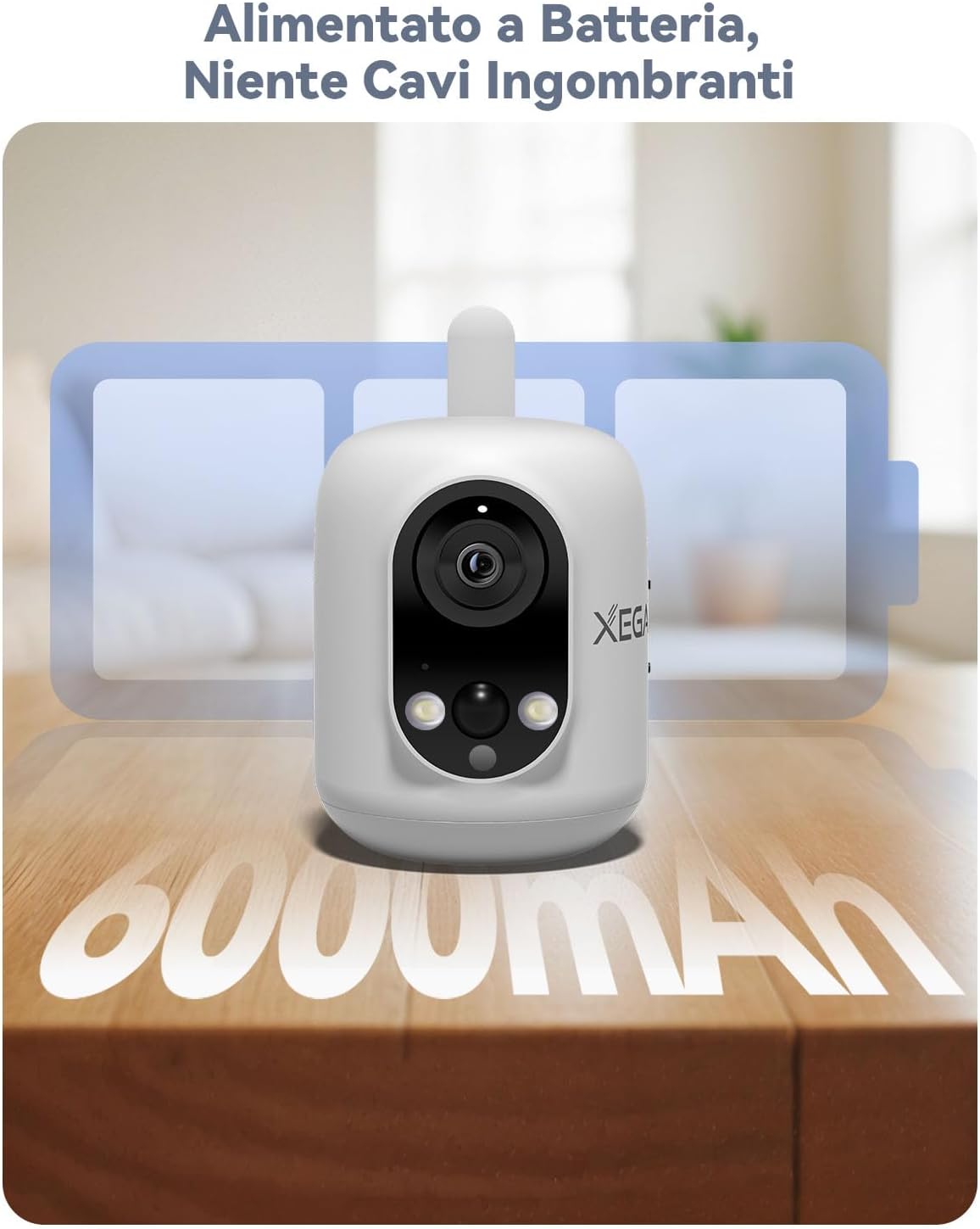 Thumbnail 2 de Xega 4G Telecamera con SIM 2K