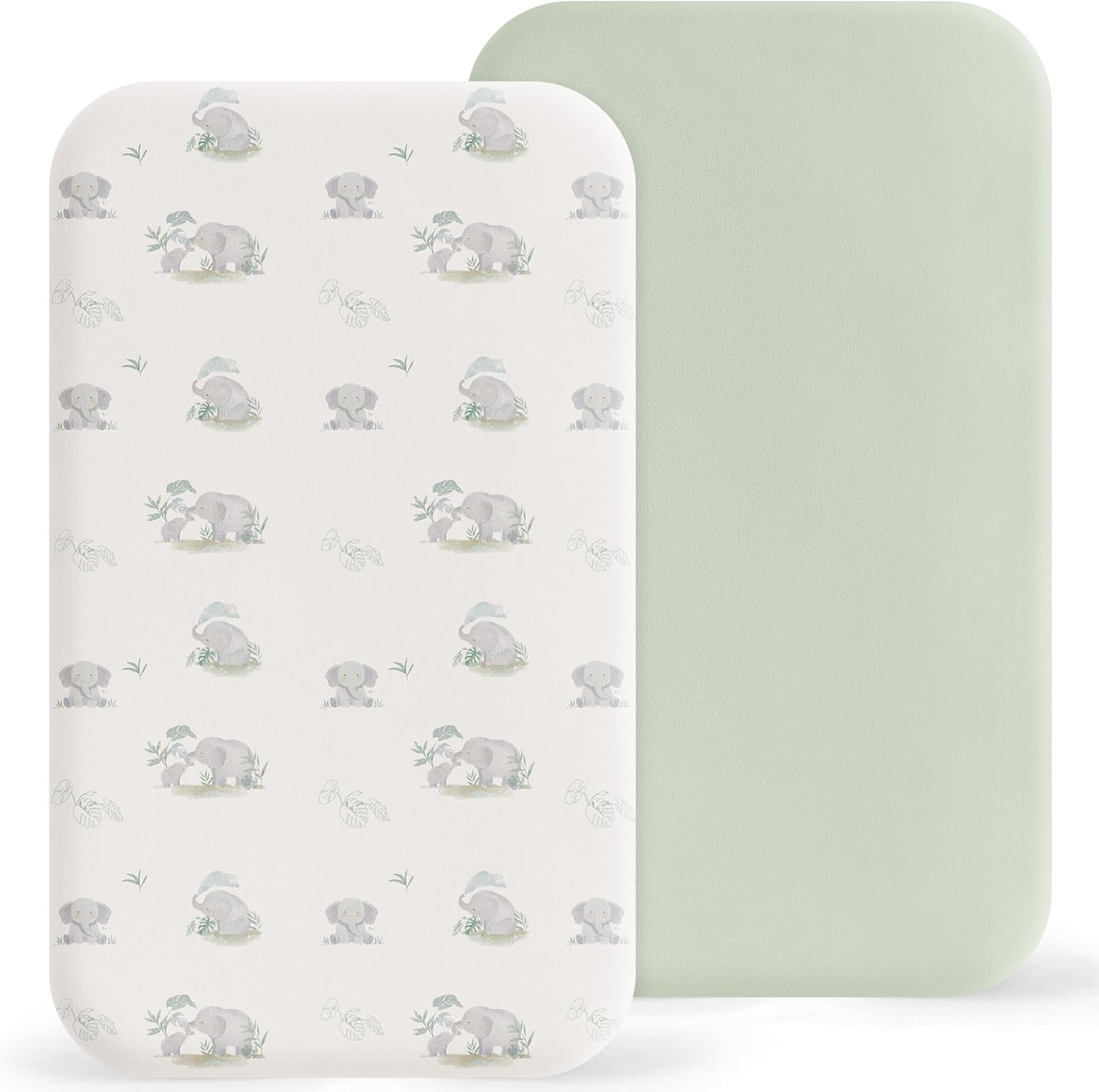 Detalle de Susurration Next to Me Crib Sheets 90x50cm (2 Pack) — Breathable Microfiber Bassinet Sheets