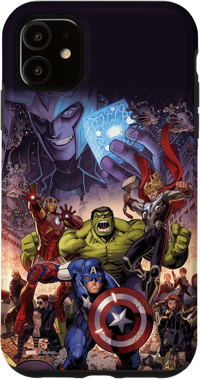 Thumbnail 6 de Couverture Marvel Avengers Infinity Saga pour iPhone 14 : coque officielle à double protection