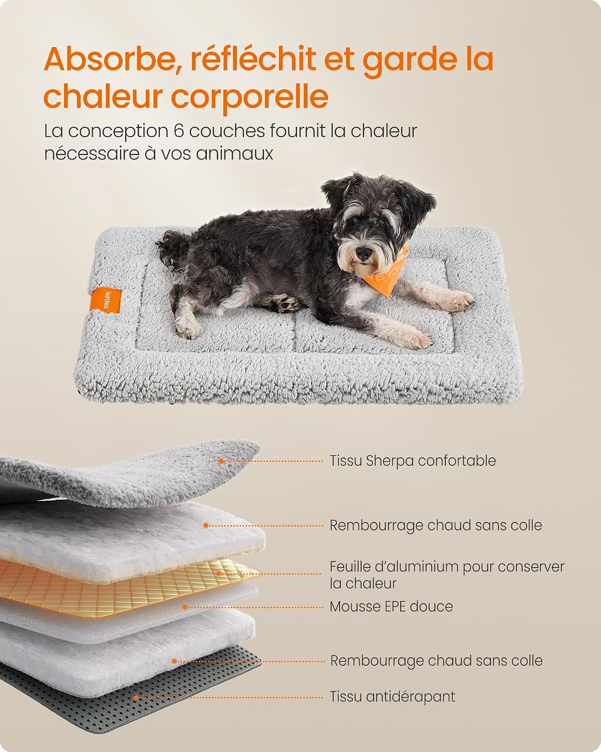 Thumbnail 2 de Feandrea Tapis chien 75 x 50 cm
