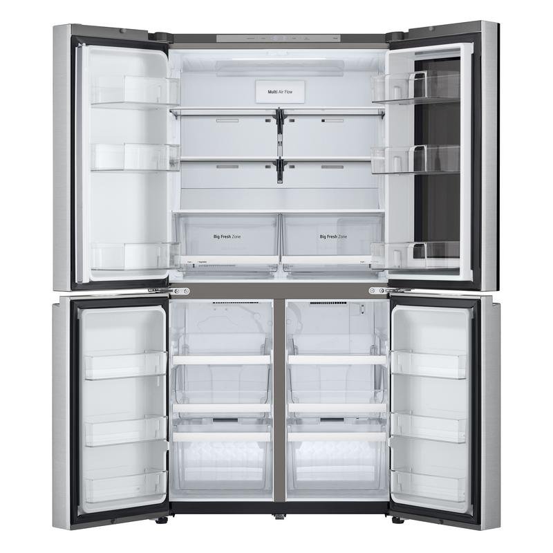 Detalle de Frigorífico Americano LG GMV960MBDE No Frost 178,7 cm, 666 L, Plata con WiFi IA