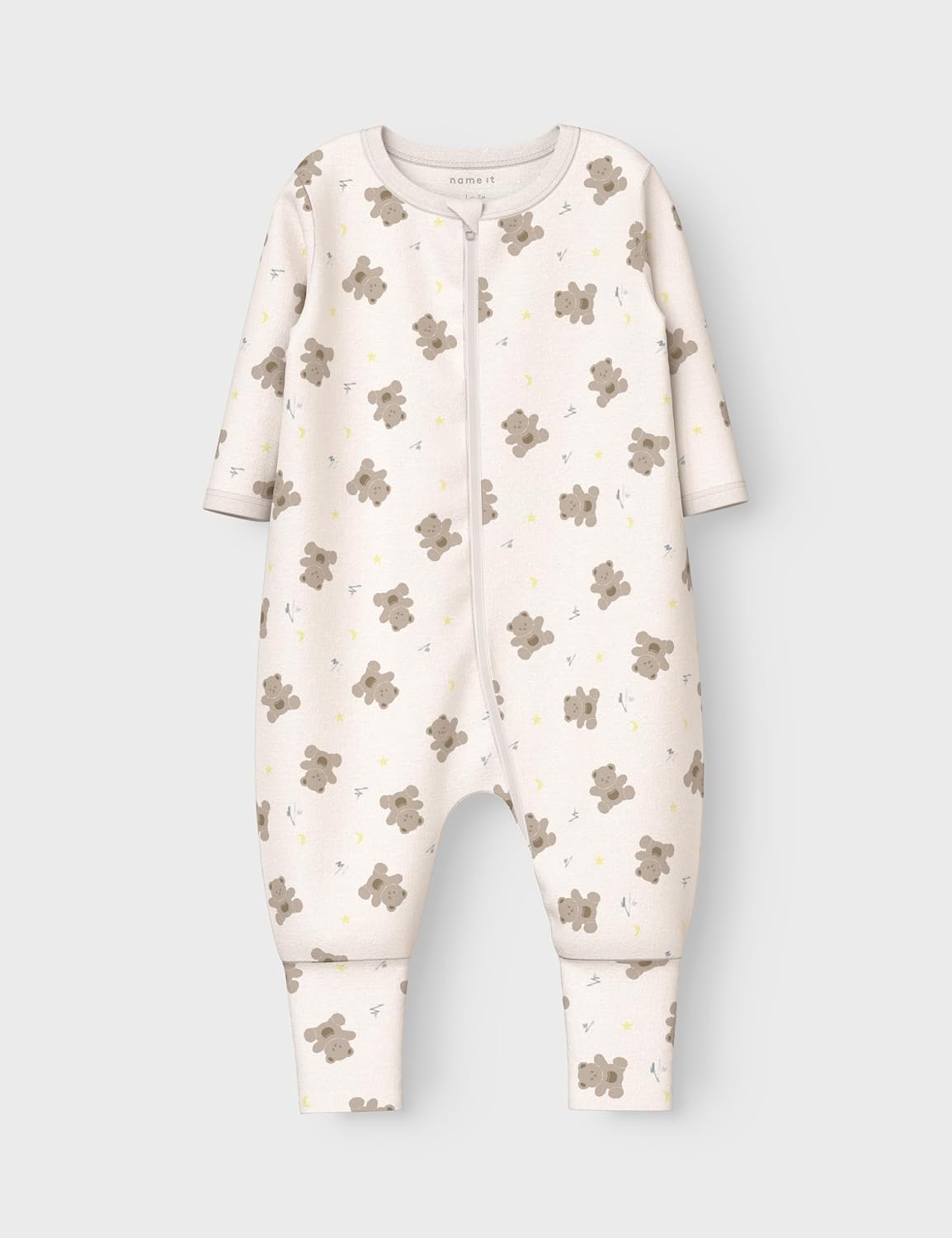 Detalle 1 de NAME IT Nbnnightsuit 2P Zip FF Jet Bear Noos – Pacco da 2 Unisex Adulto