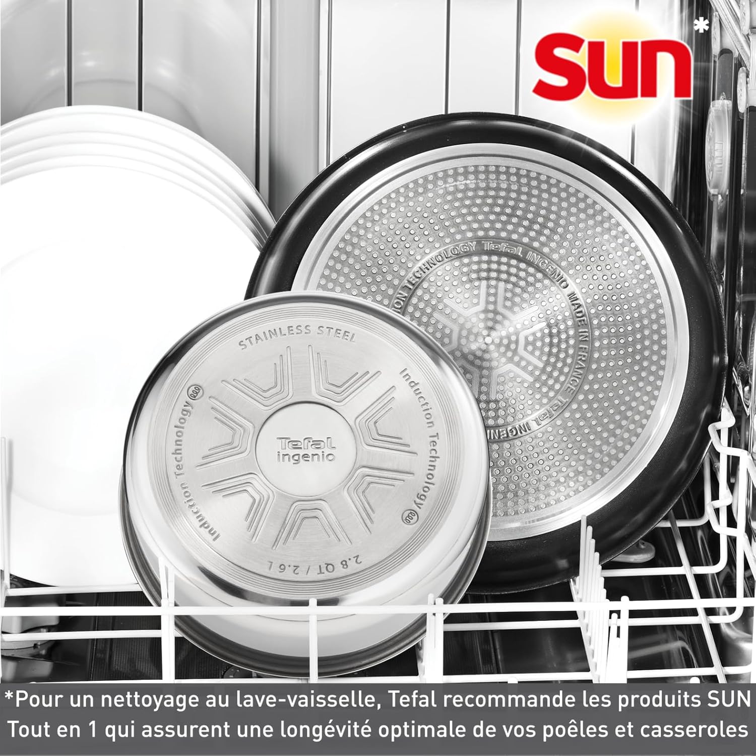 Thumbnail 6 de Tefal Ingenio Renew Poêle 28 cm – induction, revêtement céramique Inoceram, recyclée, Thermo-Signal