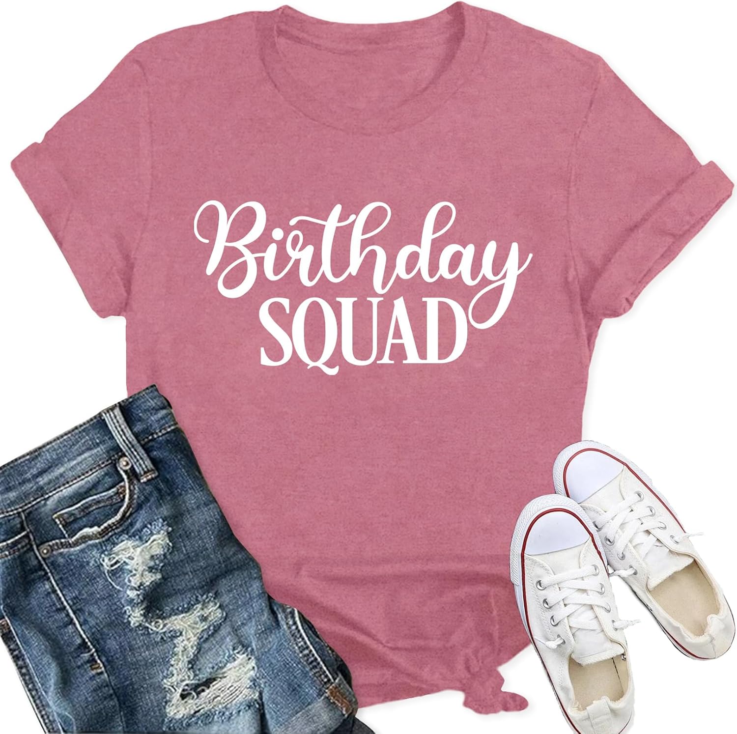 Thumbnail 6 de Qskall Birthday T Shirt for Women – It's My Birthday Squad Tee