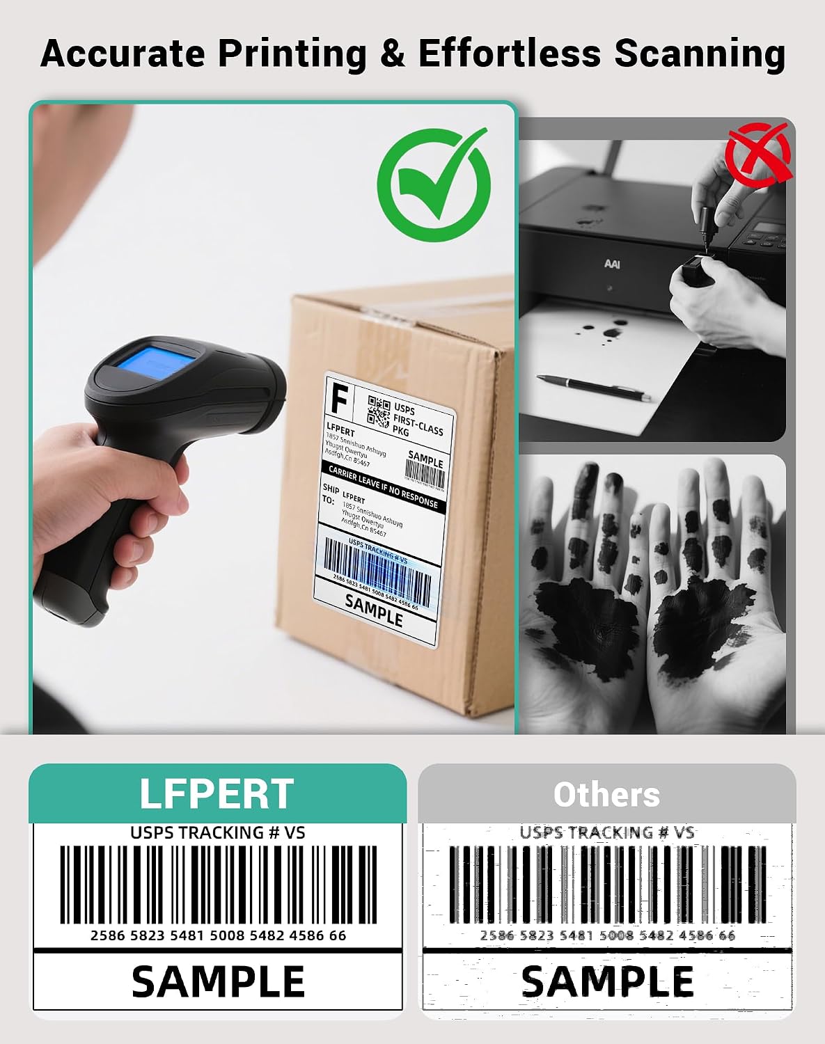 Thumbnail 3 de DB402 Thermal Label Printer 4x6 USB: Reliable, Ink-Free Shipping Labels for Amazon, Shopify and More