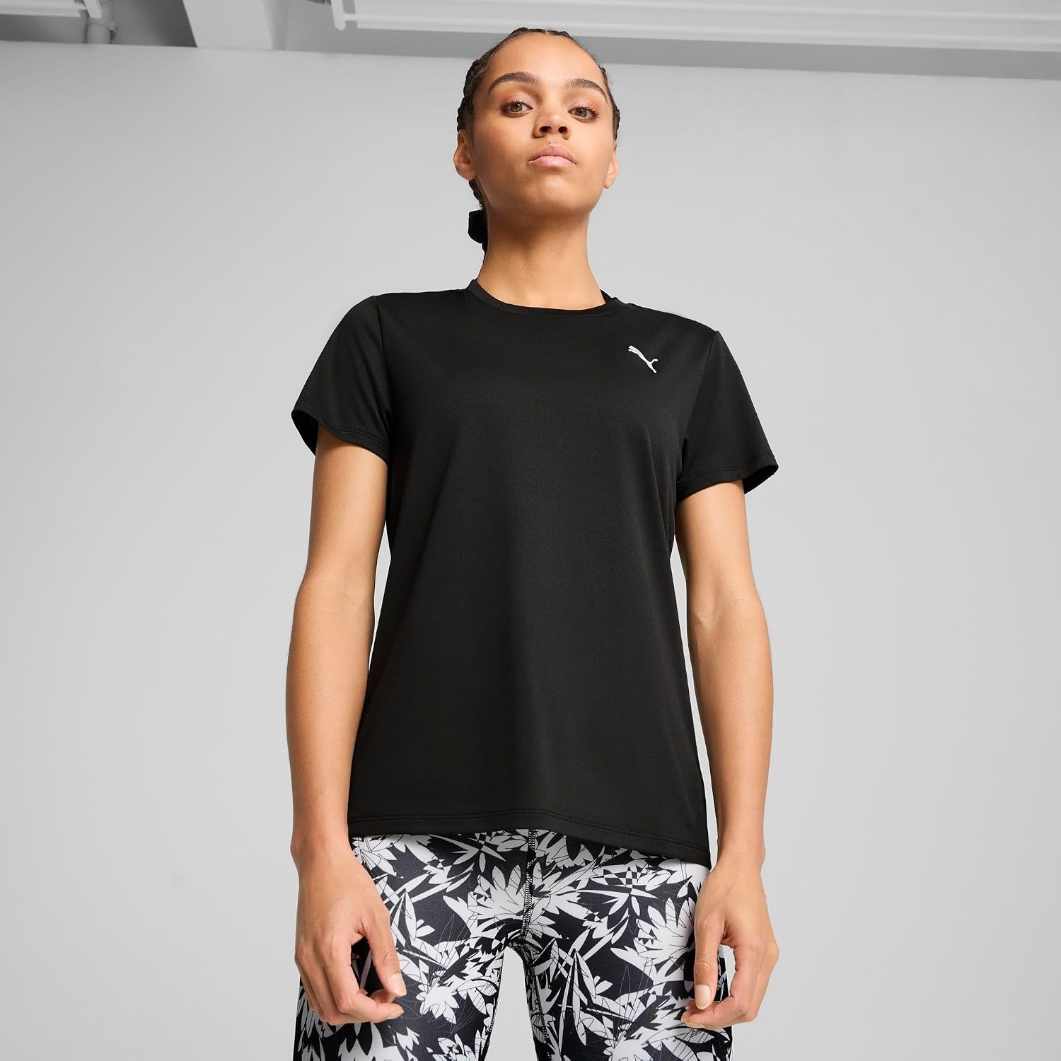 Detalle de T-shirt PUMA W Tad Essential Crew Tee (lot de 1) : le basique sportif confortable