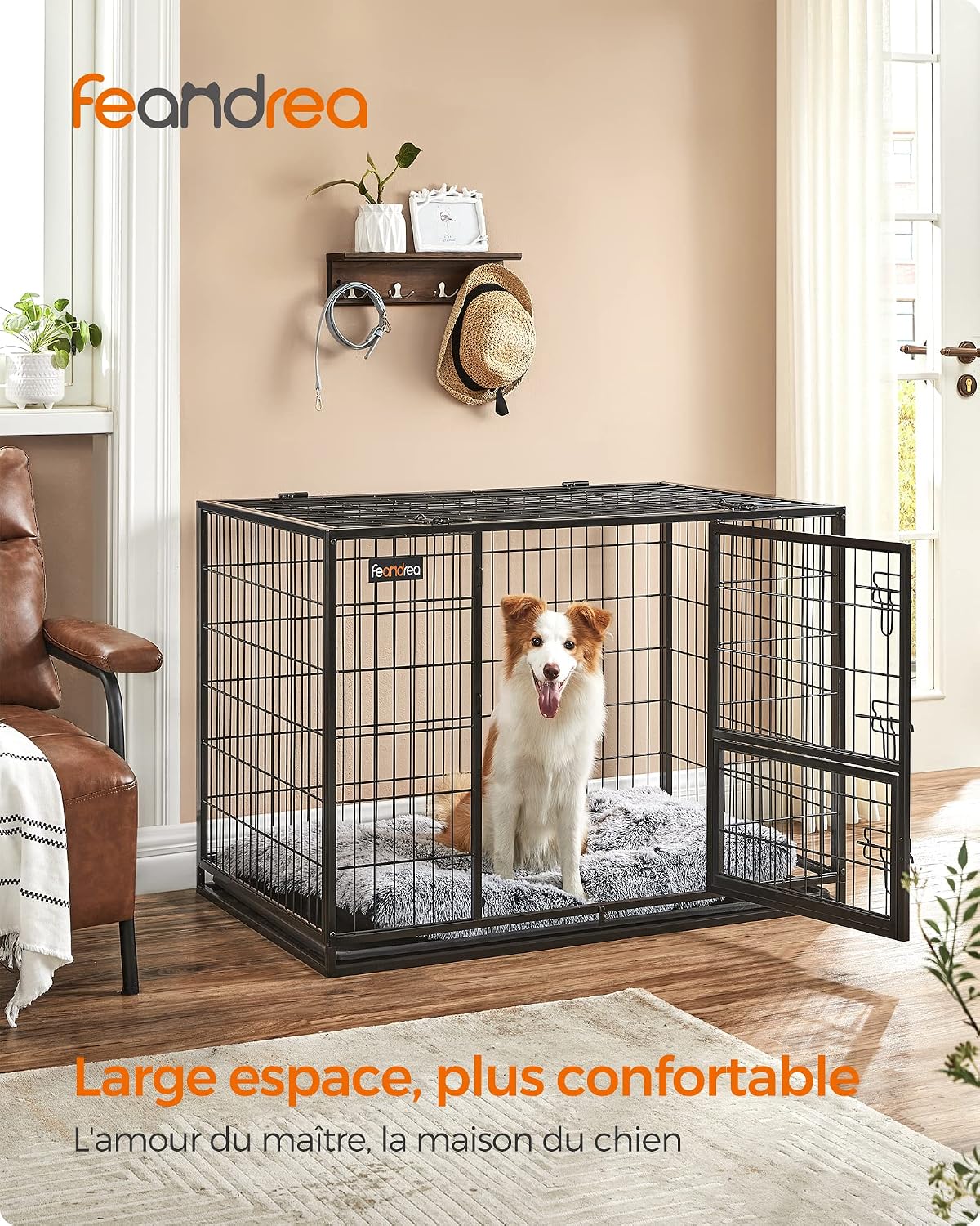 Detalle 2 de Feandrea PPD001B01 Cage chien 107×70×75 cm