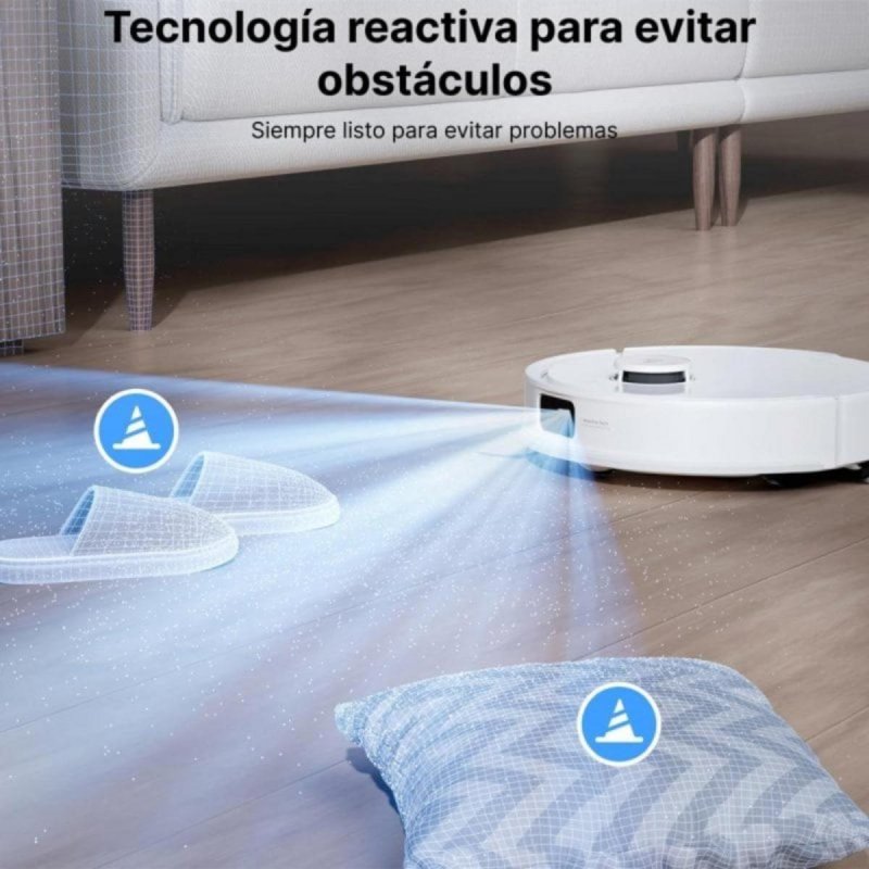 Detalle 2 de Robot Aspirador Roborock Q10 PF+ con vaciado automático: limpieza profunda y autonomía maximale