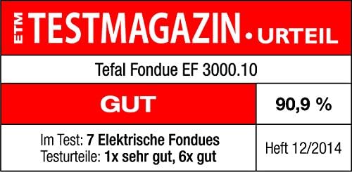 Detalle de Tefal Multi Caquelon EF3000.10 fondueapparaat voor 6 personen met antiaanbaklaag
