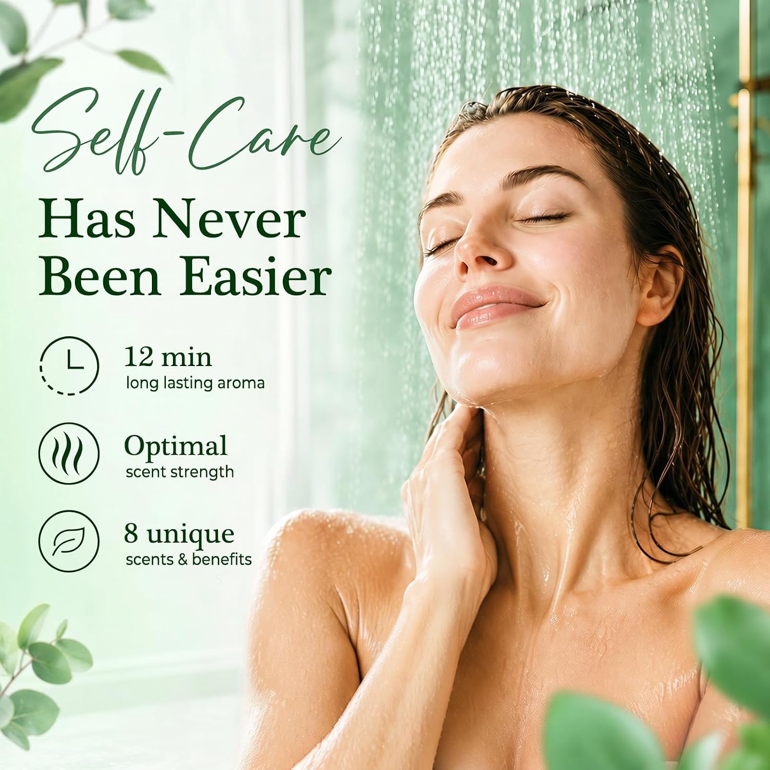 Detalle de Shower Steamers Aromatherapy Gift Set for Women – 8 Scents for a Spa-Style Shower