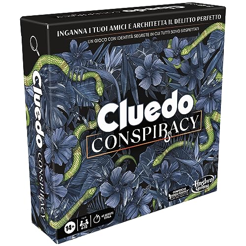 Detalle de Hasbro Gaming Cluedo Conspiracy – Gioco da Tavolo per 4‑10 giocatori (14+) con identità segrete e strategia