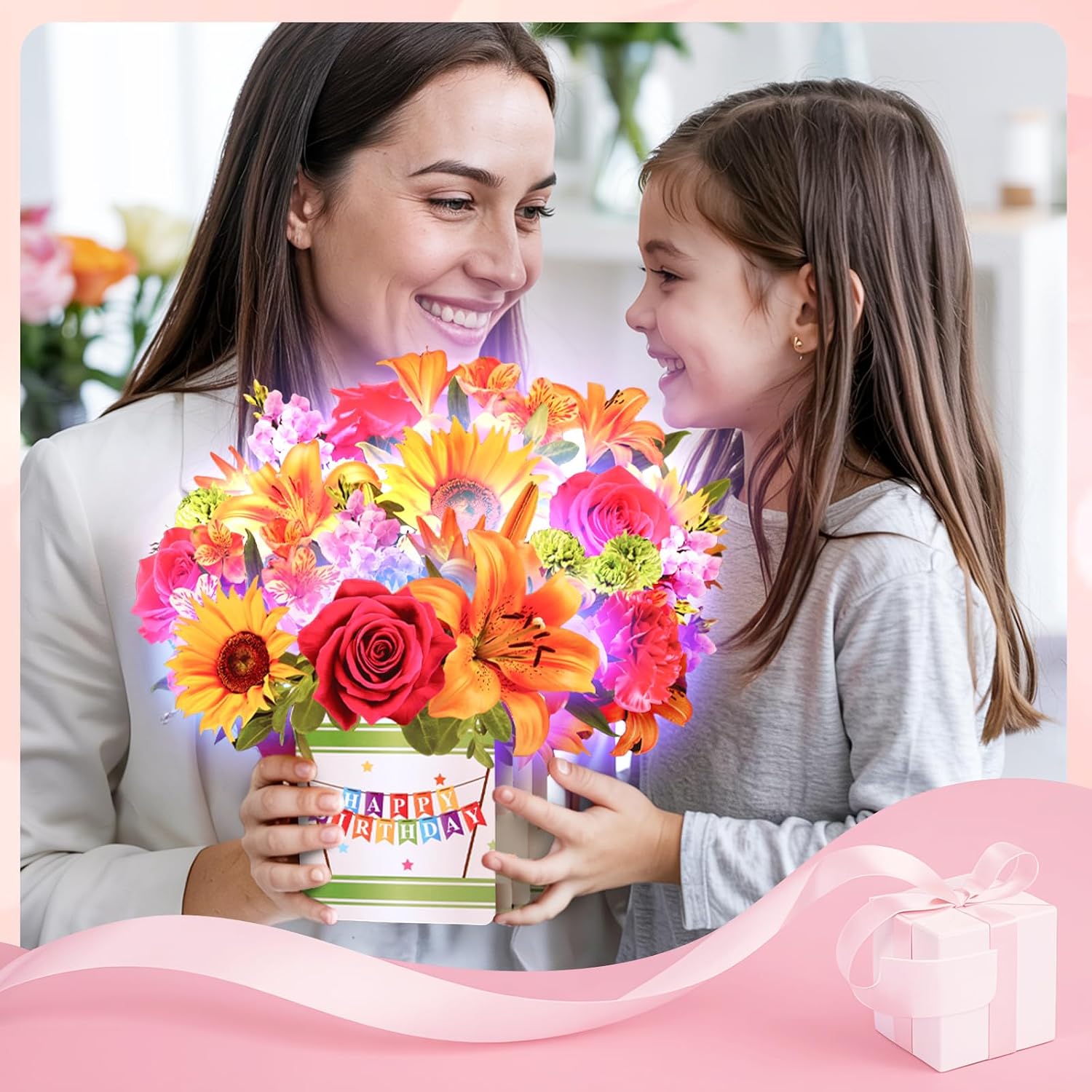 Thumbnail 3 de Birthday Cards: 10-Inch Forever Sunflower Bouquet Music Card
