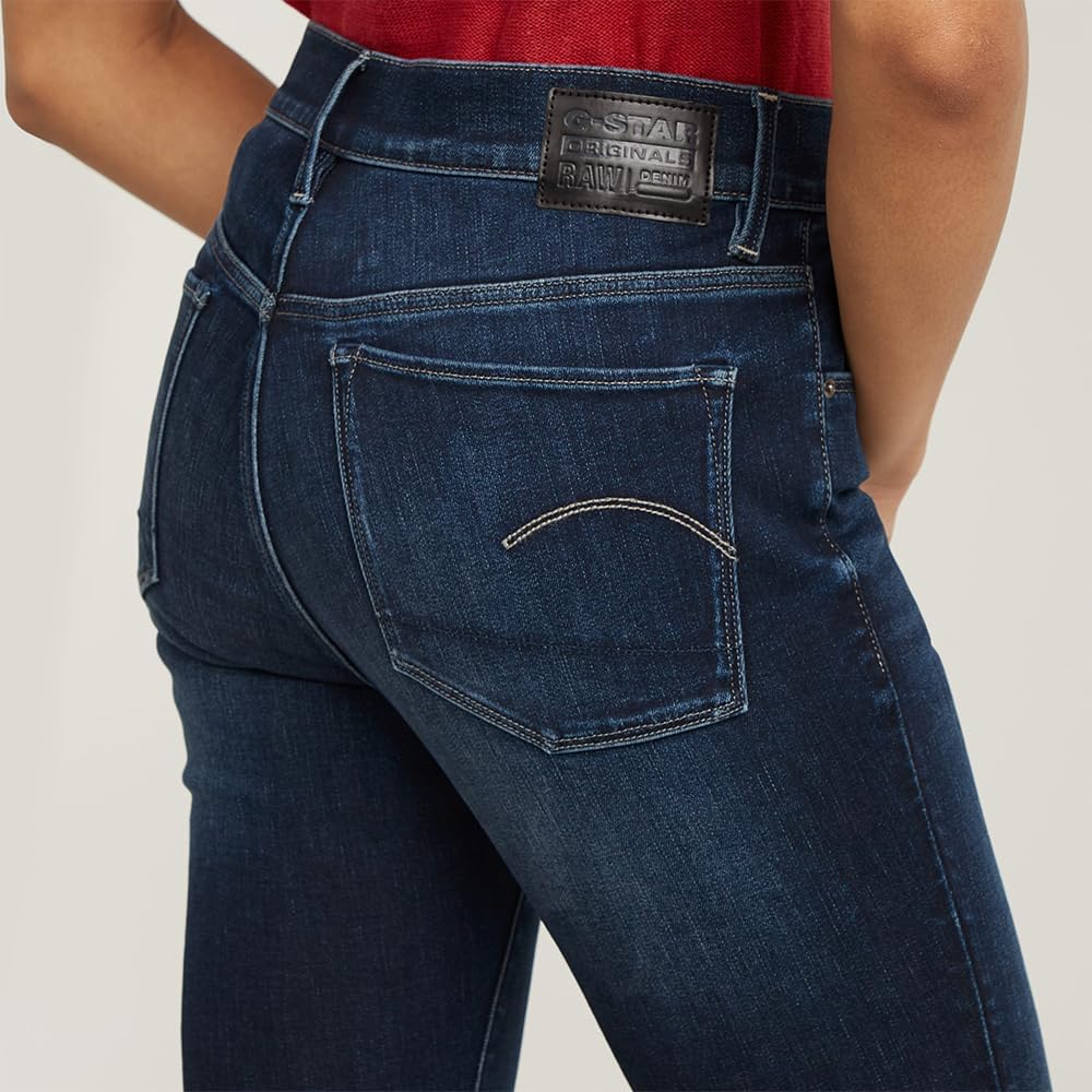 Detalle 2 de G-Star Damen 3301 Skinny Jeans – mit Frontreißverschluss und 5-Pocket-Design