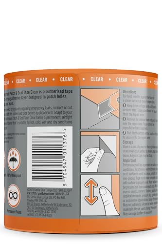 Thumbnail 9 de Gorilla waterproof patch and seal tape 2.4m