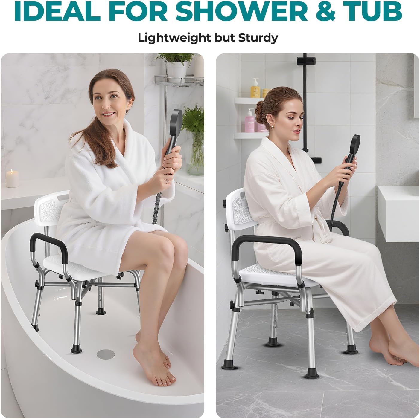 Thumbnail 3 de Shower Chair, 550 lb Capacity