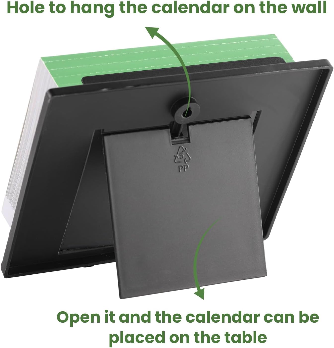 Detalle 2 de Planrage 2027 Word of the Day Desk Calendar, 365 Words, Easel Back