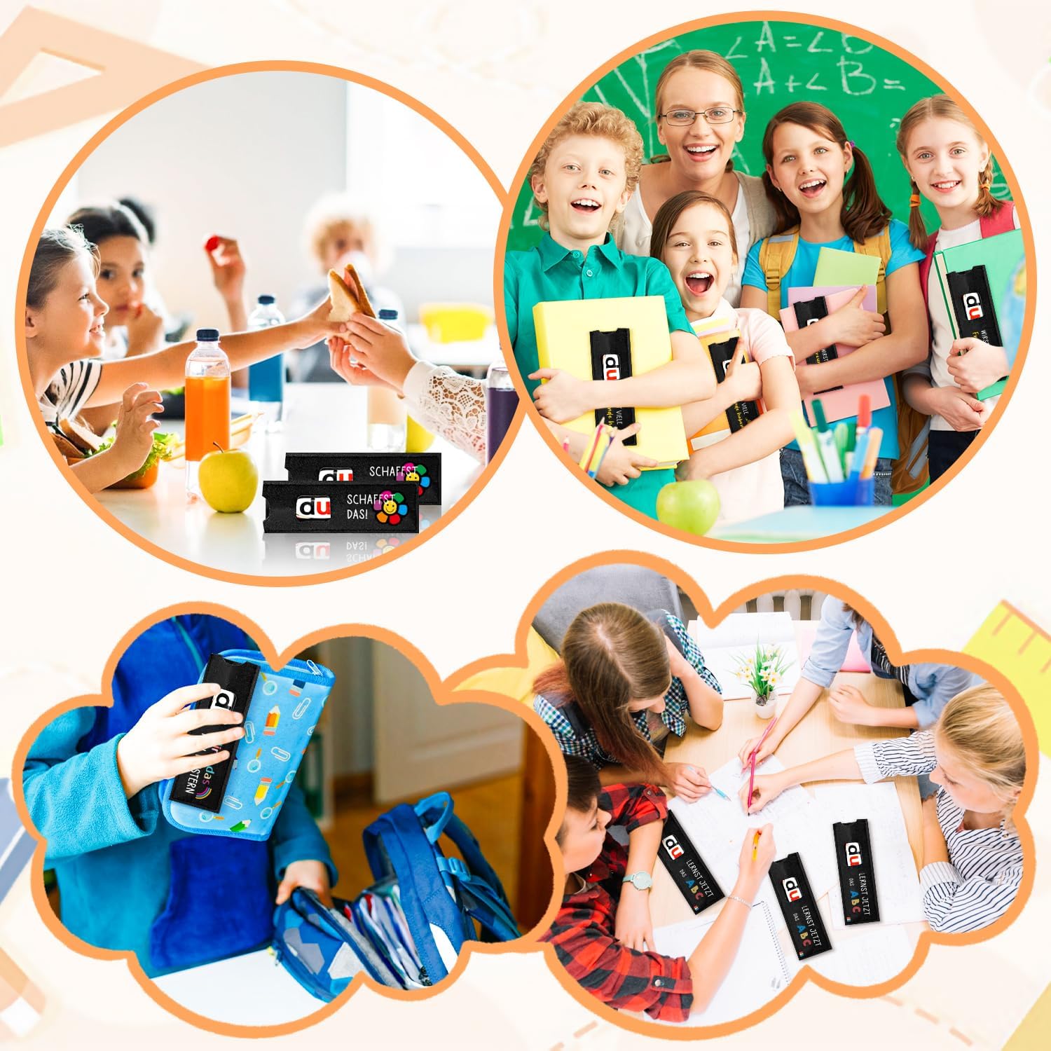 Thumbnail 4 de Giftota 20er Set Filz-Schultüten-Beutel für Einschulung – Lustige Geschenkidee ohne Schokolade