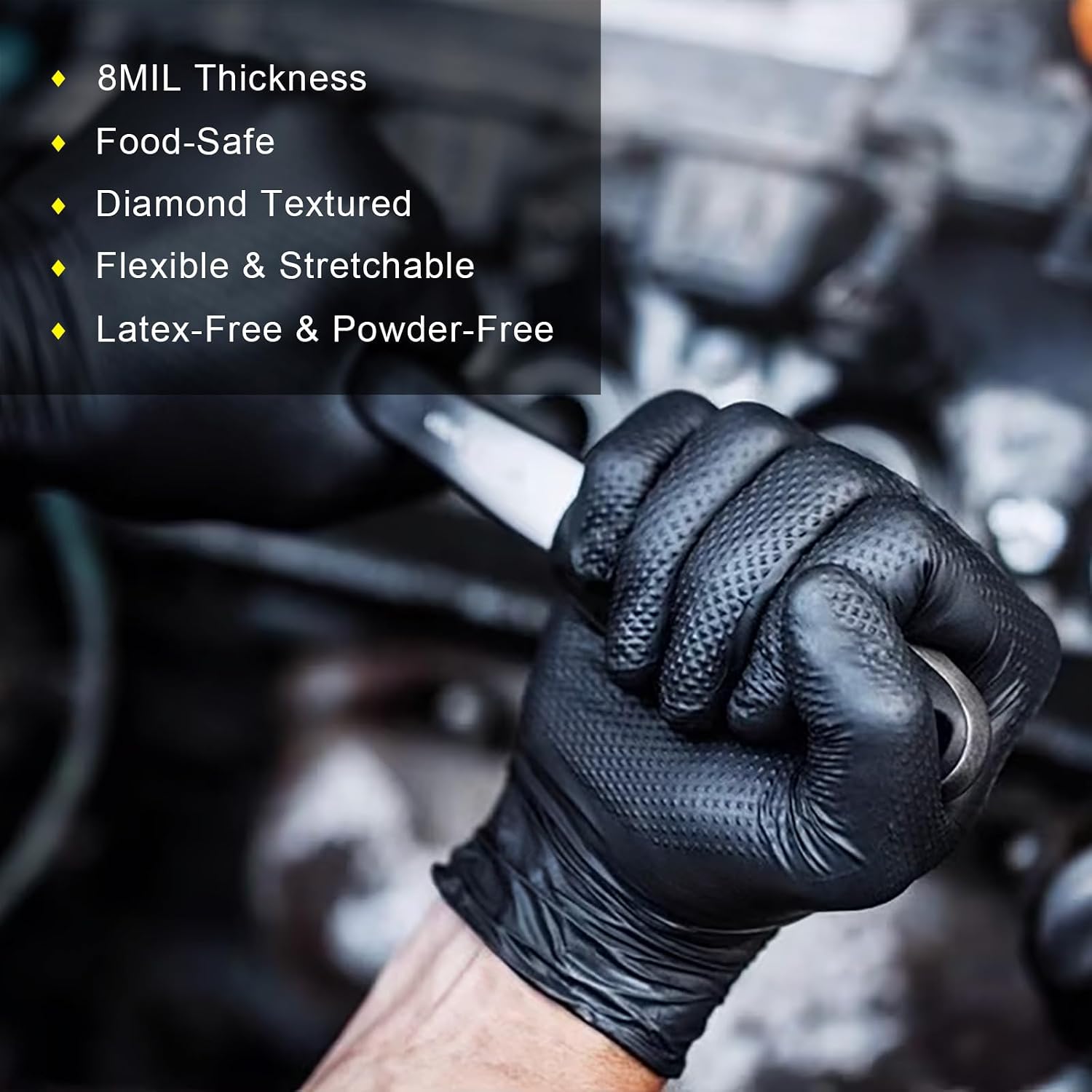 Thumbnail 6 de PROMEDIX Nitrile Gloves 8 Mil
