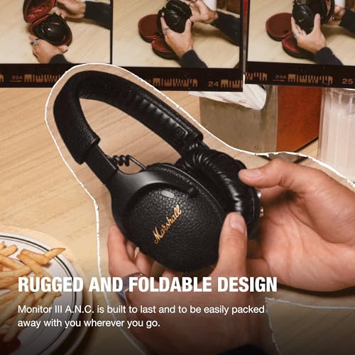 Detalle 1 de Marshall Monitor III ANC, auriculares inalámbricos con cancelación activa y 70 horas