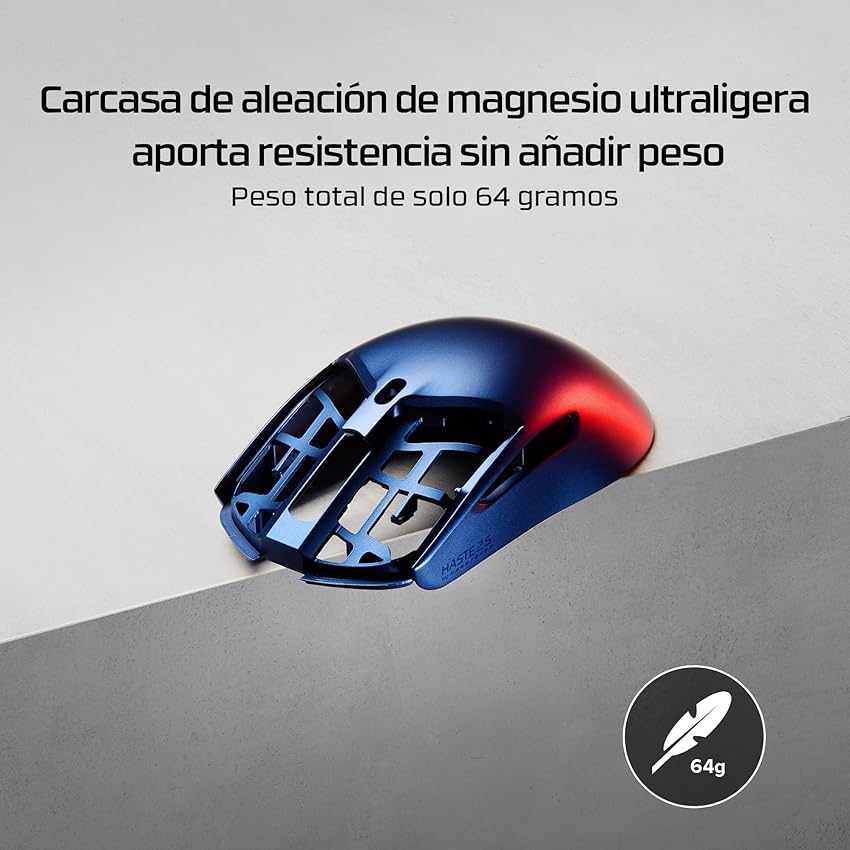 Thumbnail 2 de HyperX Pulsefire Haste 2 S – Ratón gaming inalámbrico plata 🎮