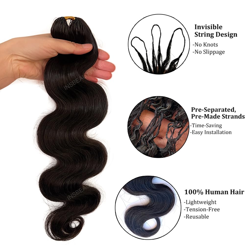 Detalle de Human Hair Crochet Extensions, 22-Inch