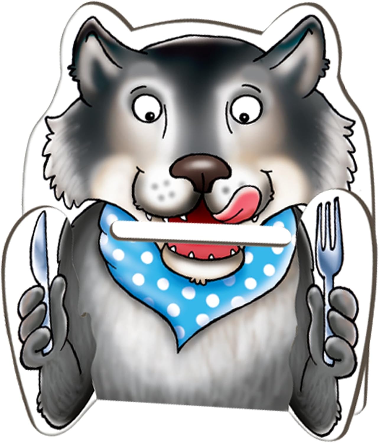 Detalle de Orchard Toys What's The Time, Mr Wolf? educatief bordspel met beweegbare klok