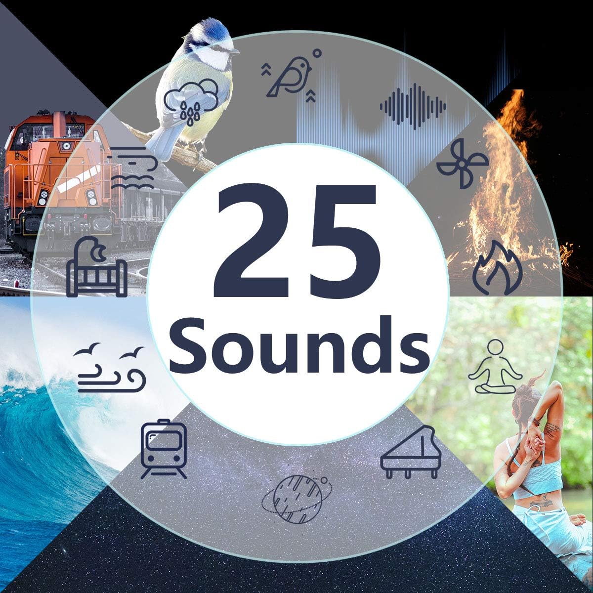 Thumbnail 1 de Easysleep Sound White Noise Machine with 25 Sounds, 32 Volume Levels & 5 Timers
