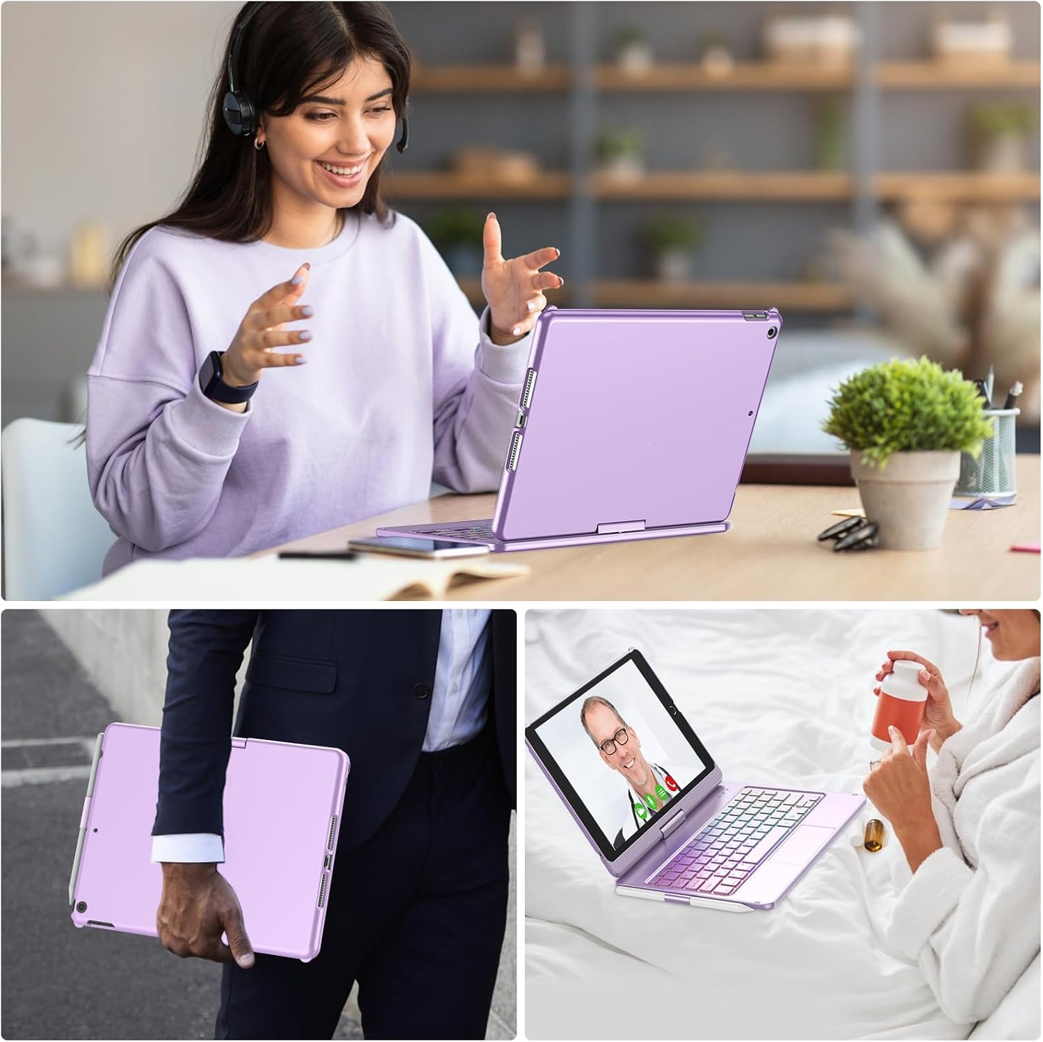 Thumbnail 5 de iPad Tastaturhülle mit Bluetooth 7 Farben