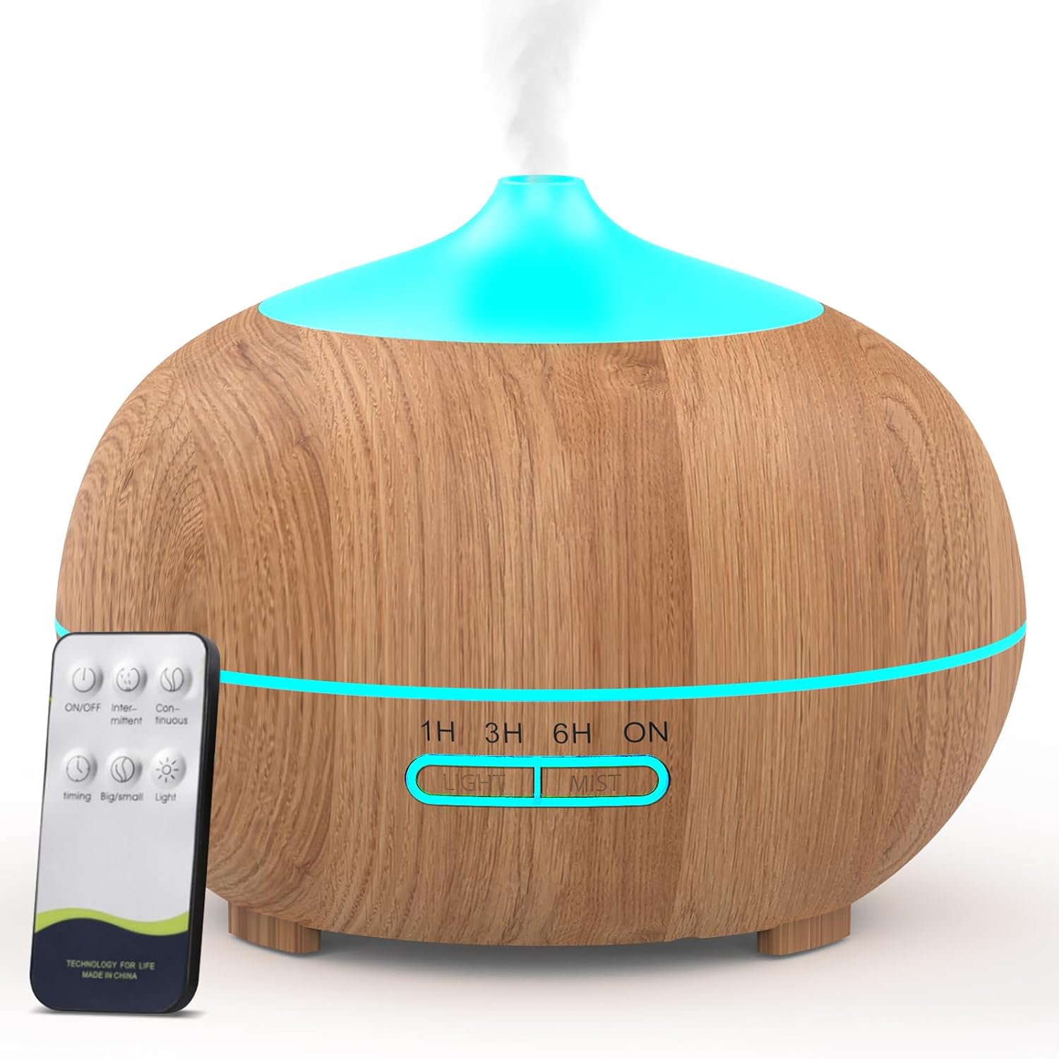 Detalle de Aroma Diffuser 500ML Ultraschall für Schlafzimmer