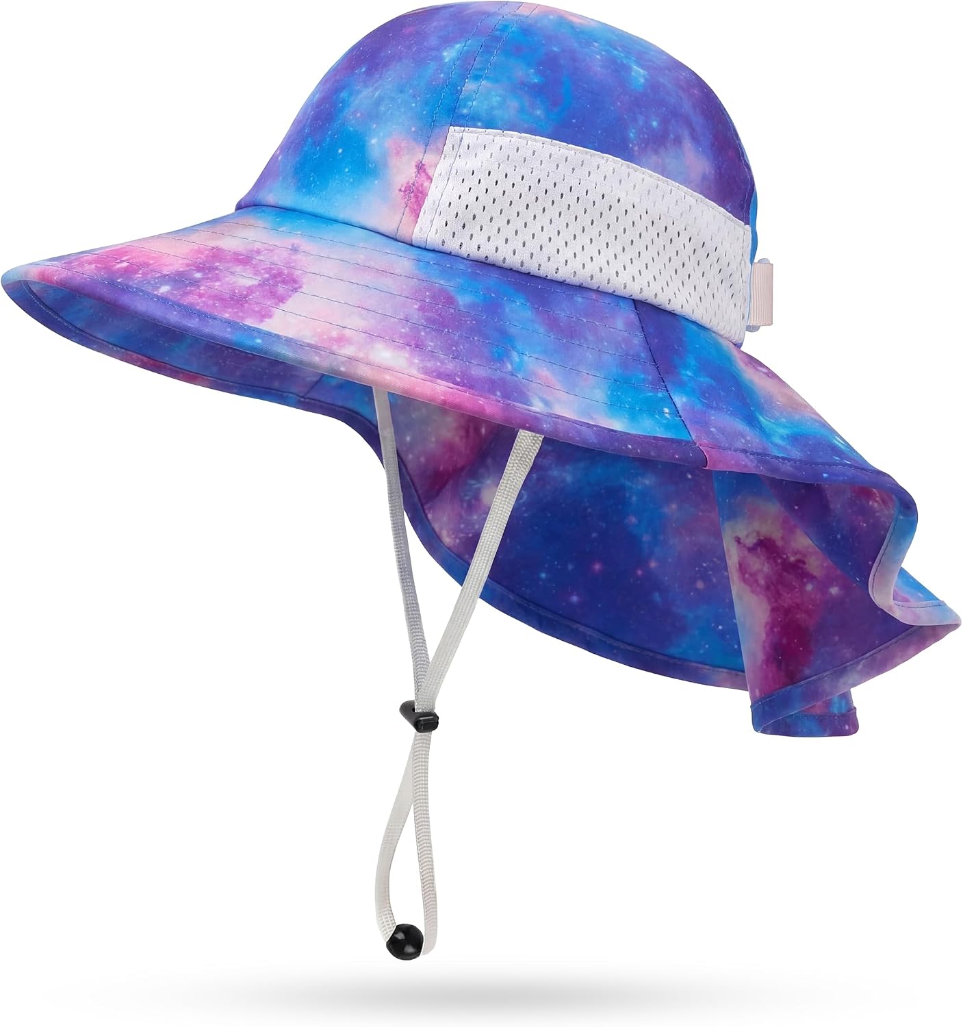 Thumbnail 5 de Toddler & Kids Adjustable Sun Hat with Bucket Brim and Neck Flap (Age 0–14)