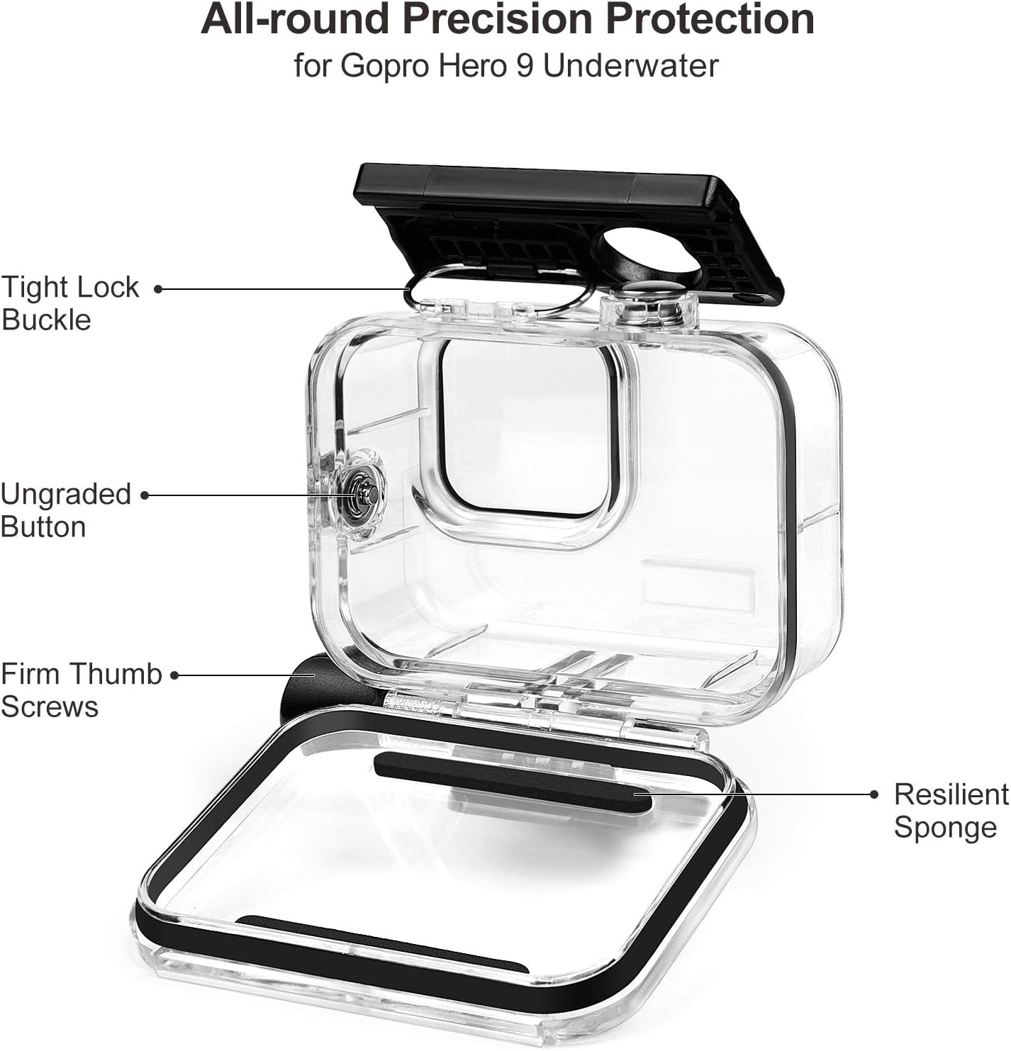 Detalle 2 de Kuptone Funda protectora de buceo 60M