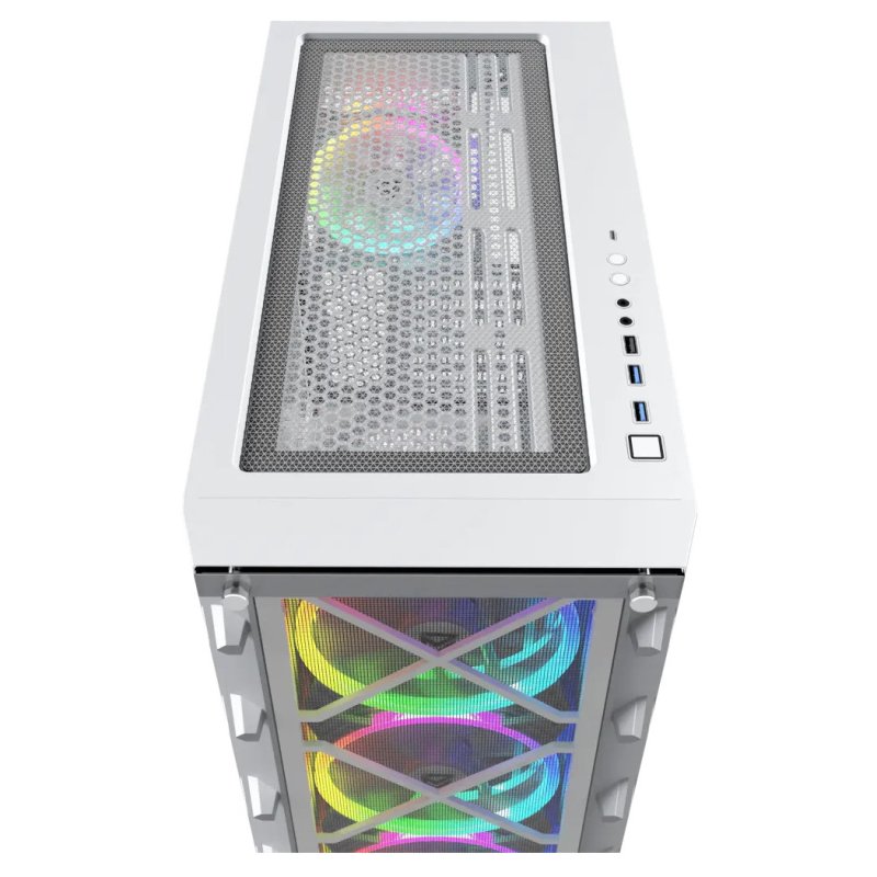 Thumbnail 1 de Nfortec DRACO X Caja ATX blanca con 4 ventiladores 🖥