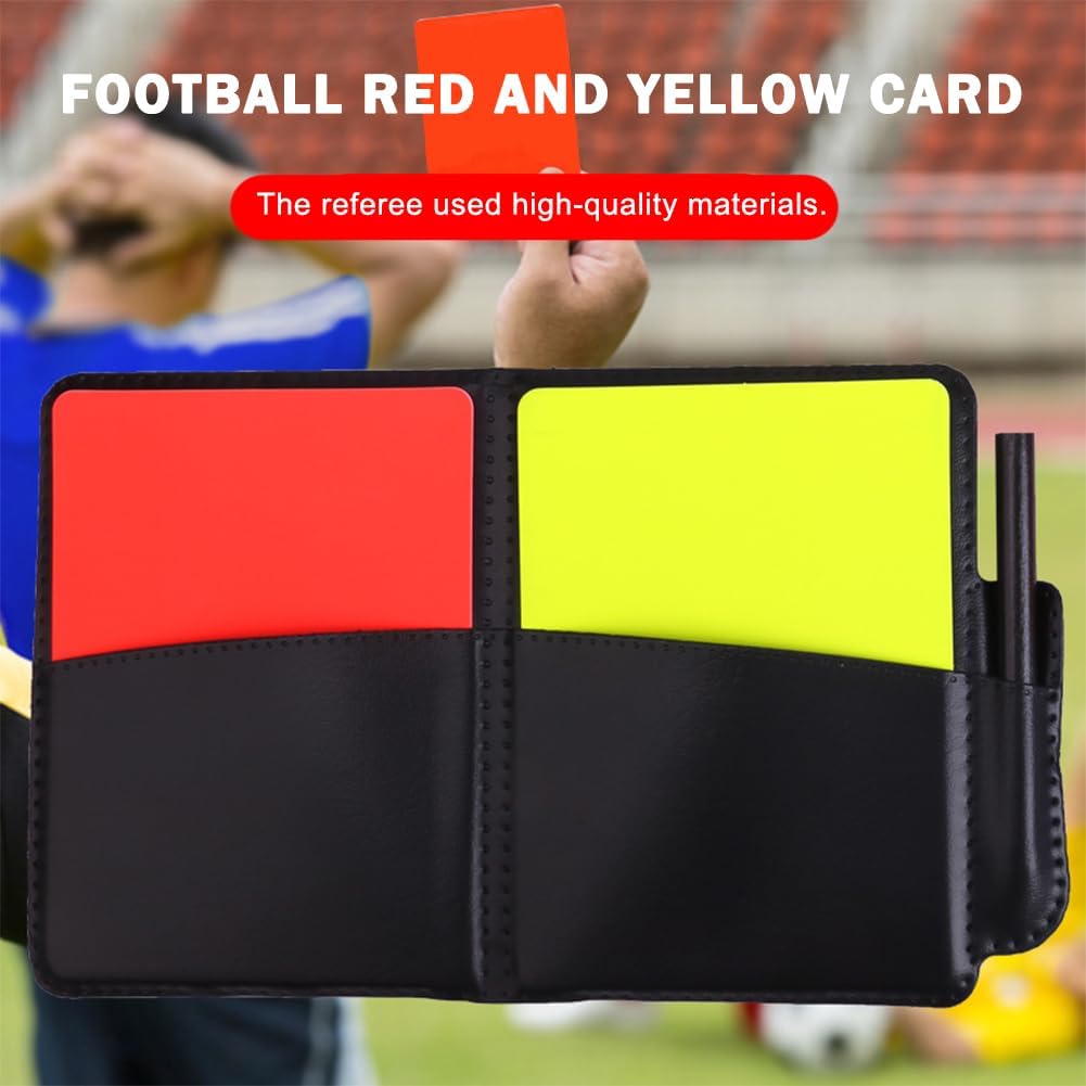 Detalle de Referee Essentials Kit: Football & Basketball Referee Set with Cards, Whistle, Score Sheets and Pencil