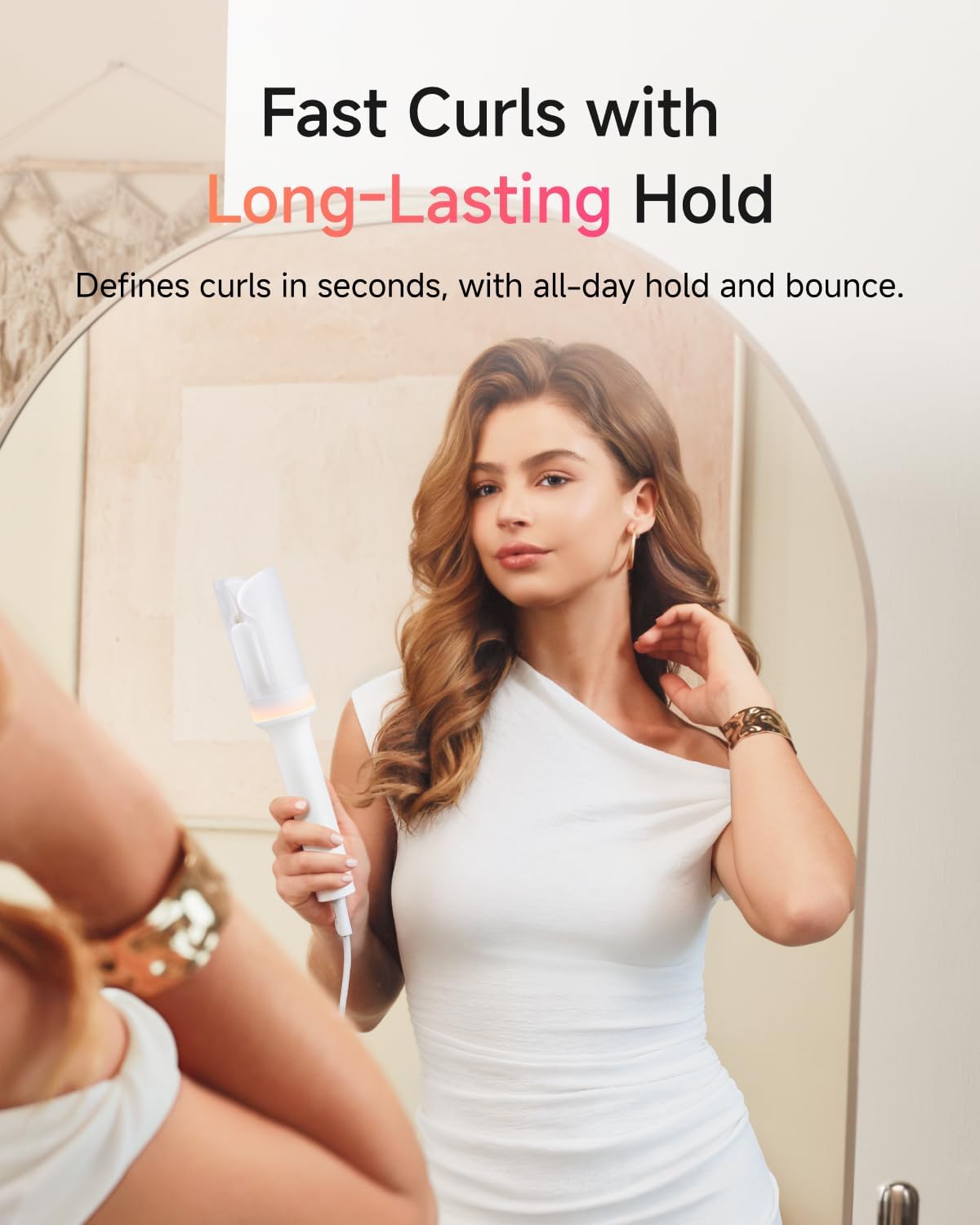 Detalle 1 de Laifen automatic curling iron, 1.25-inch barrel