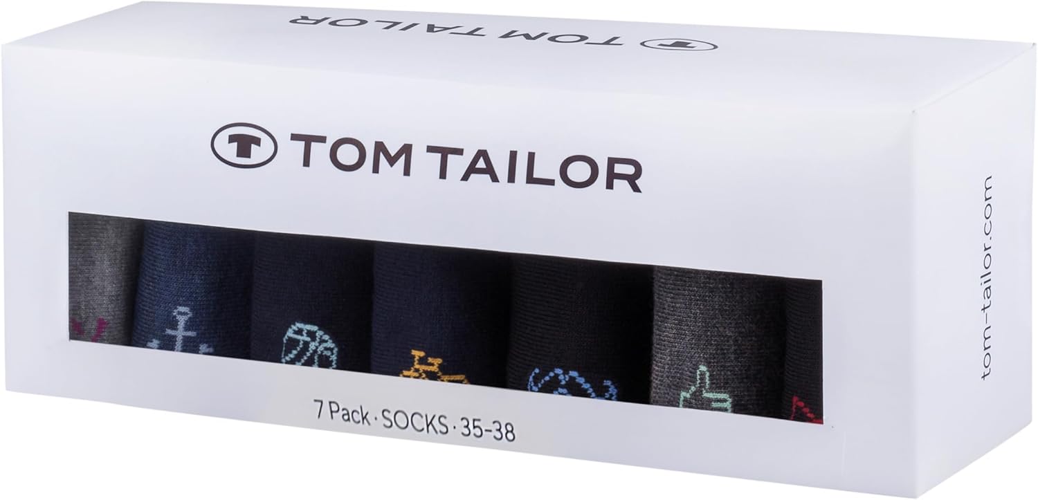 Thumbnail 4 de TOM TAILOR Socken 7er Pack Größe 39-42 👞